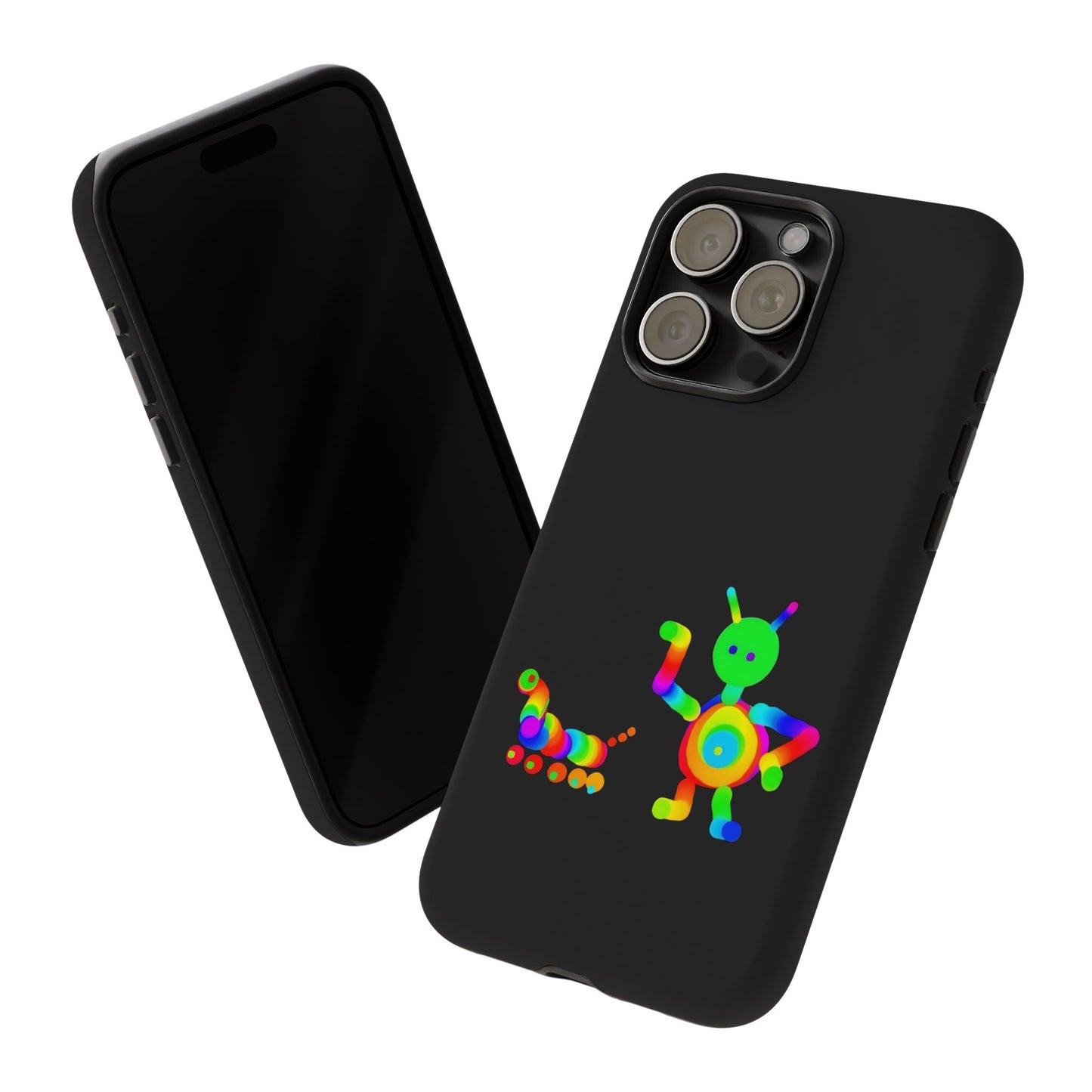 Martian with 5 Wheeled Friend / Phone Cases