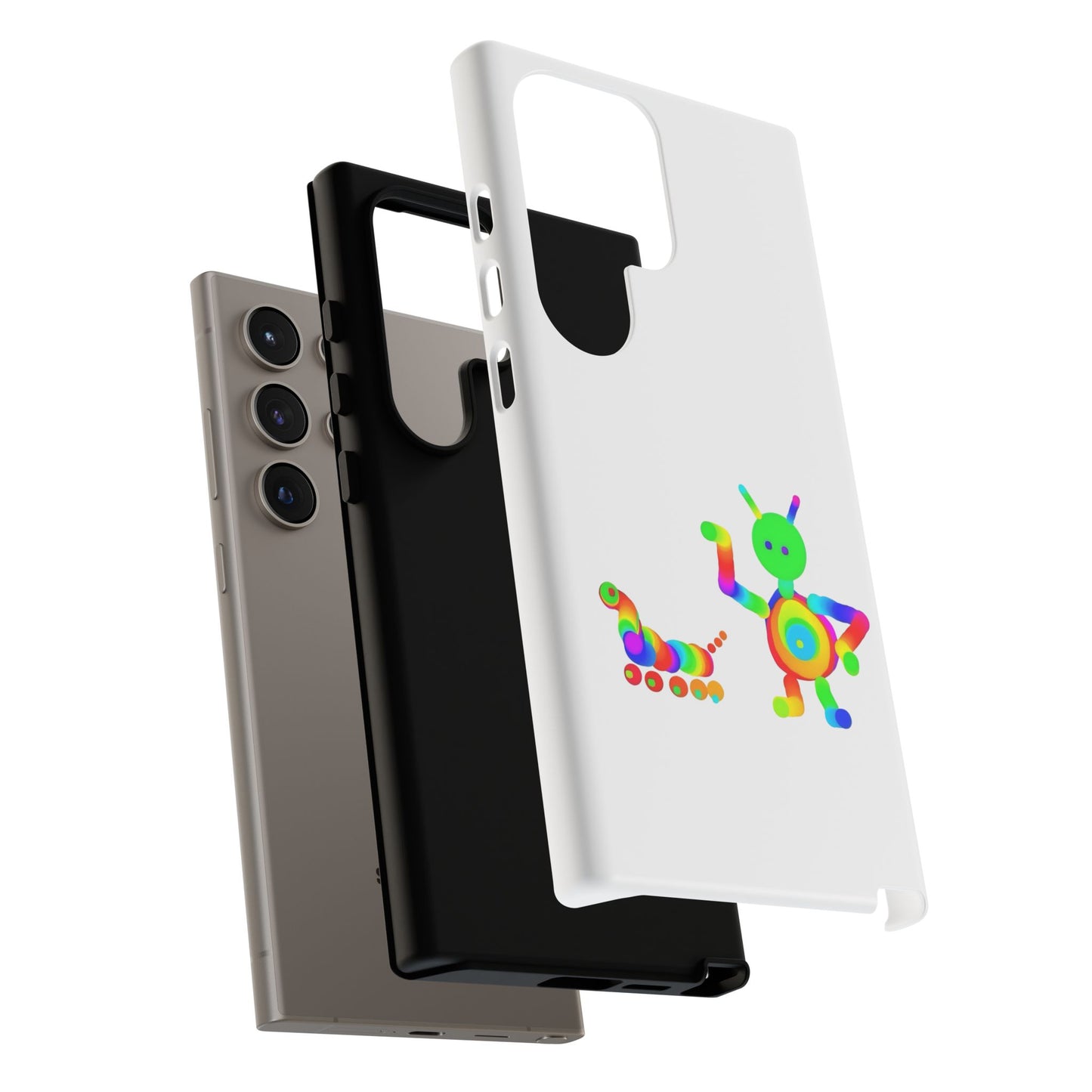 Martian with 5 Wheeled Friend / Phone Cases