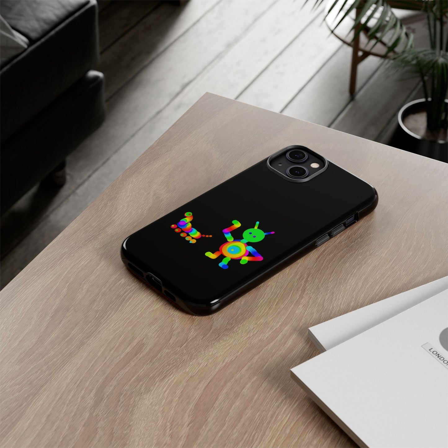 Martian with 5 Wheeled Friend / Phone Cases