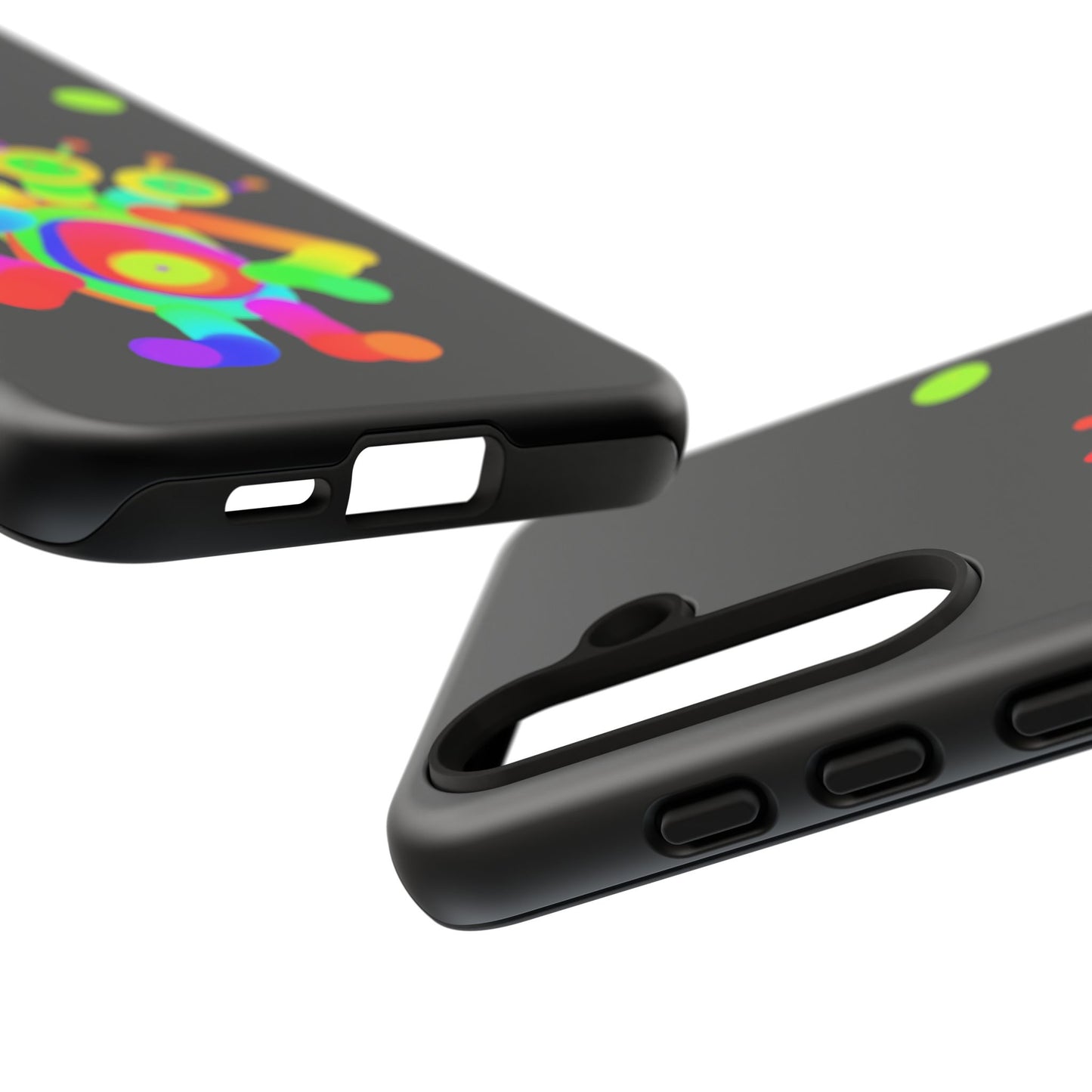 Three Headed Martian with Green Moon / Phone Cases