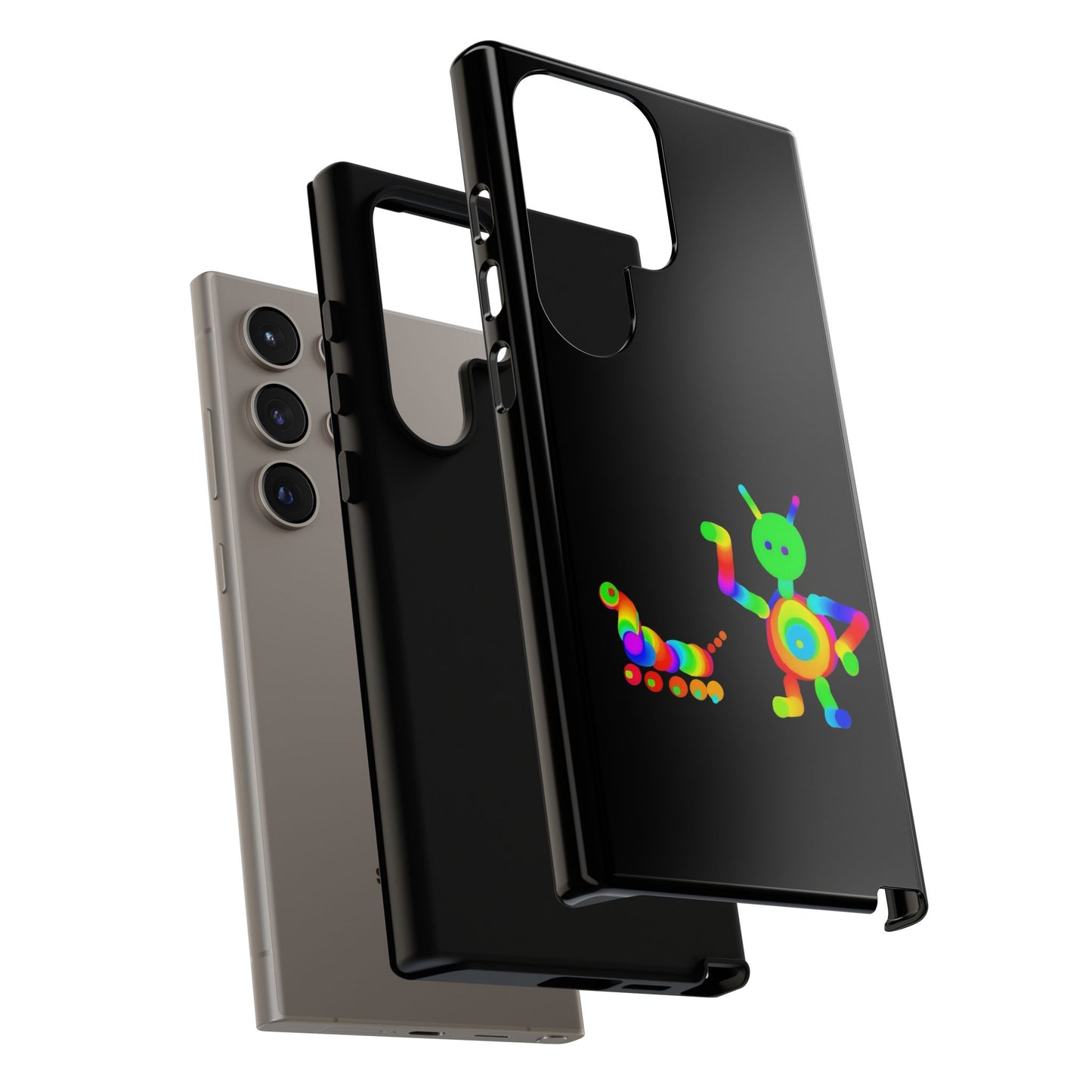 Martian with 5 Wheeled Friend / Phone Cases