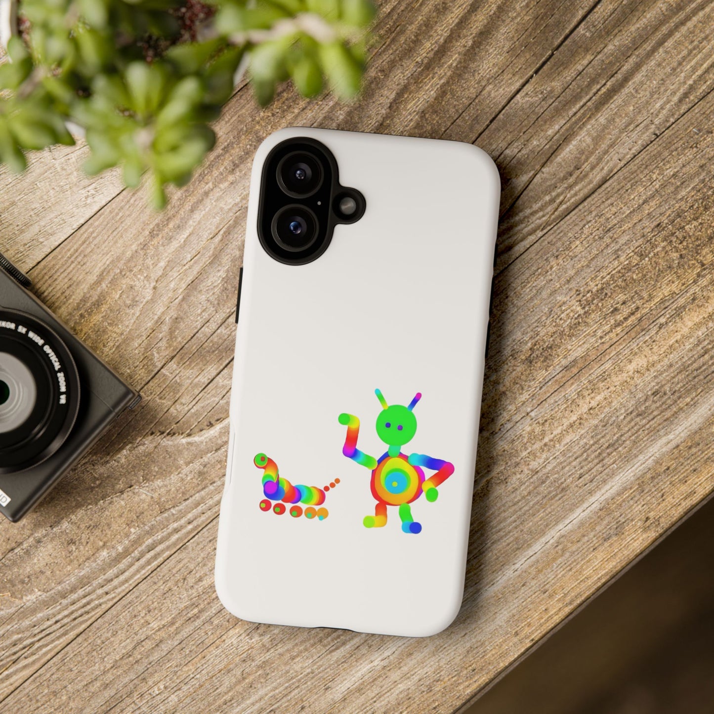 Martian with 5 Wheeled Friend / Phone Cases