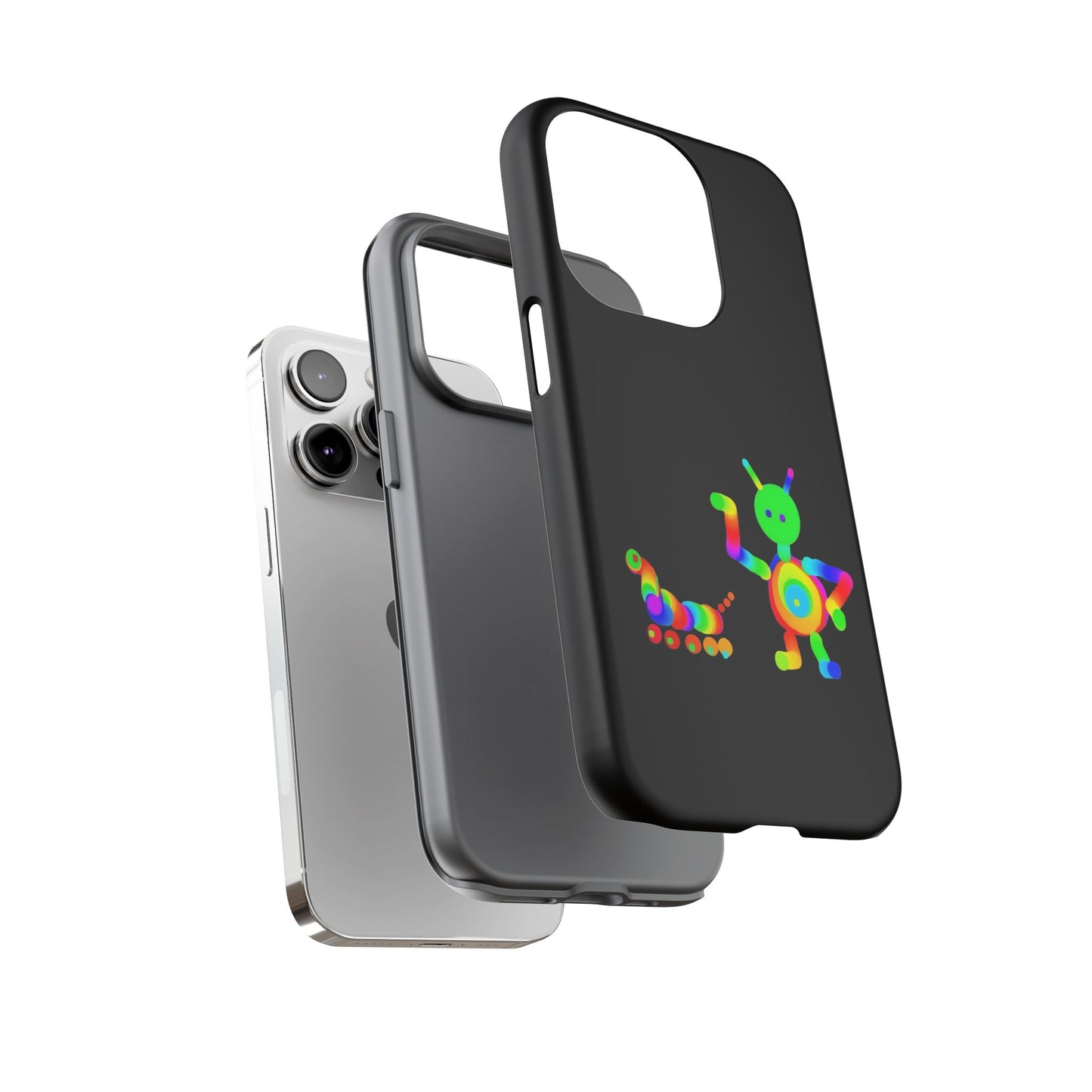Martian with 5 Wheeled Friend / Phone Cases