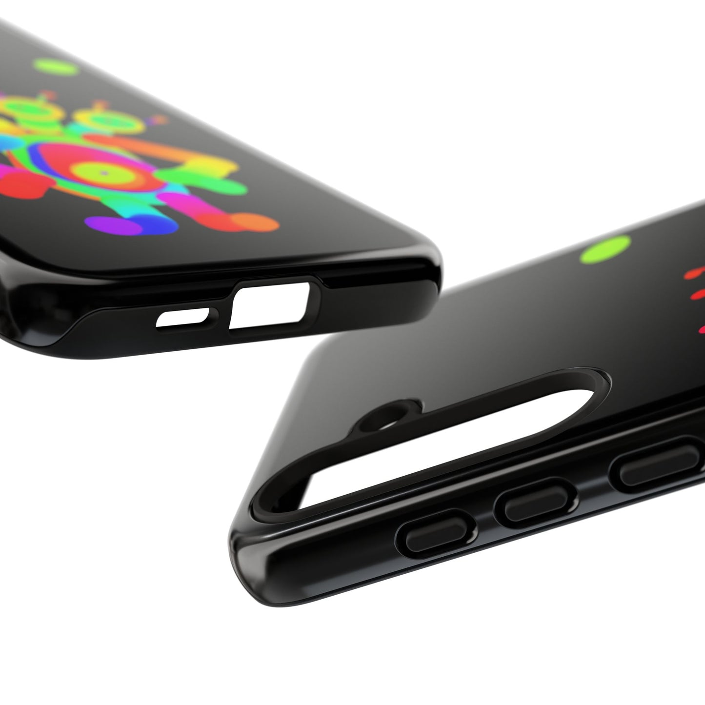 Three Headed Martian with Green Moon / Phone Cases