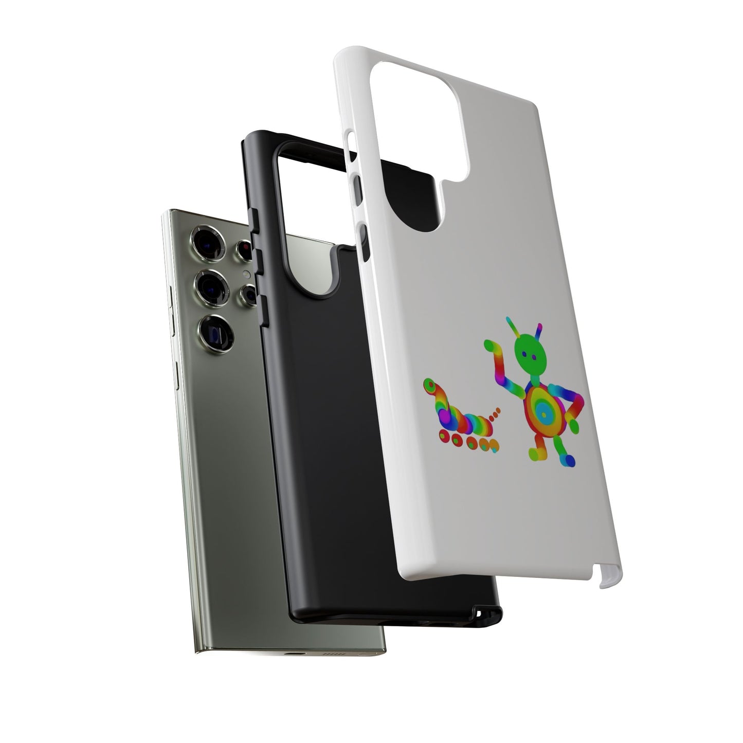 Martian with 5 Wheeled Friend / Phone Cases