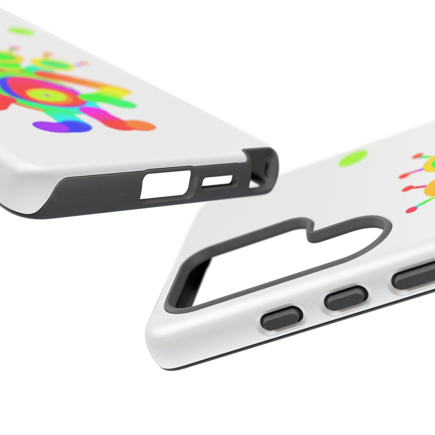 Three Headed Martian with Green Moon / Phone Cases