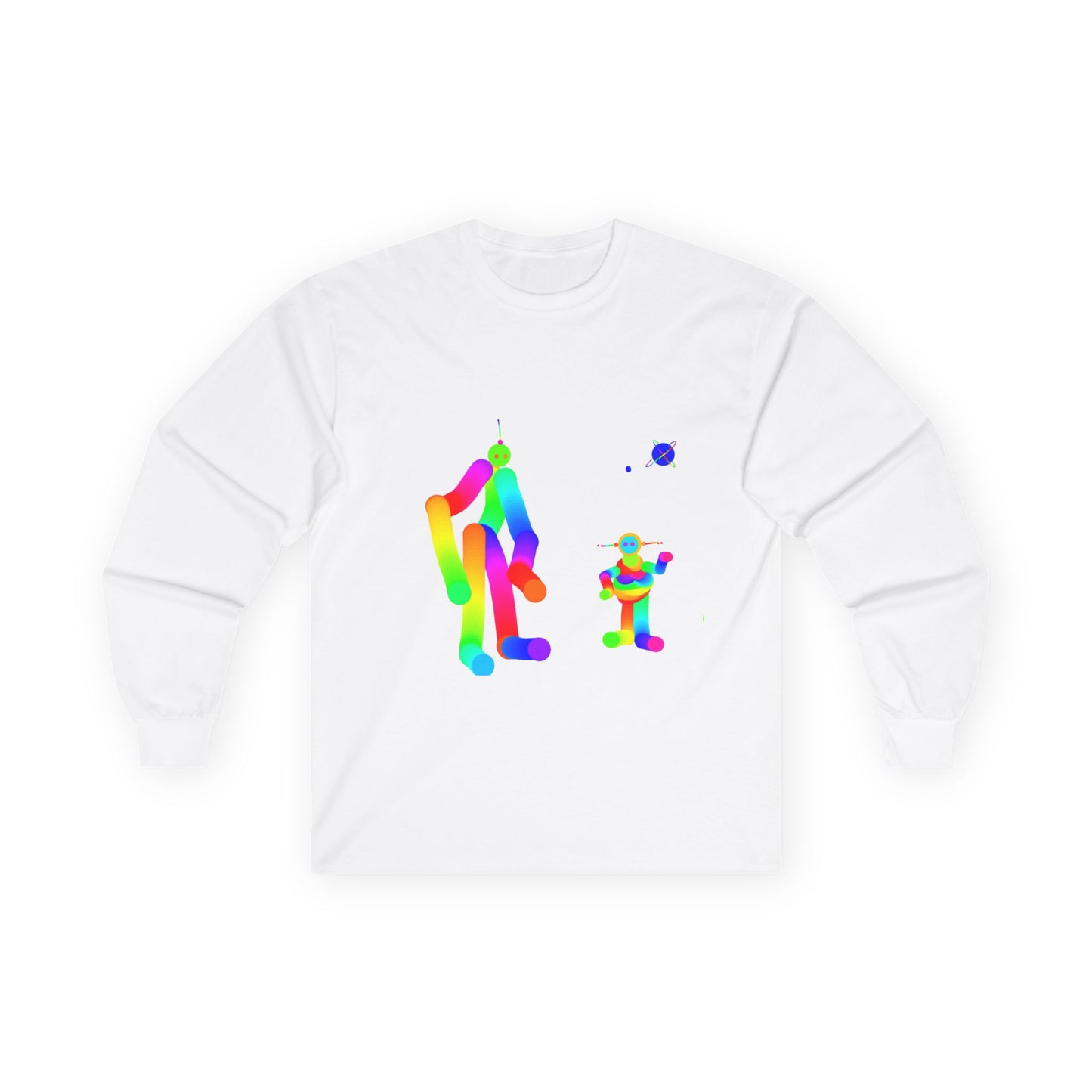 Martian and Friend Adult Long Sleeve T ShirtUnisex Ultra Cotton Long Sleeve Tee