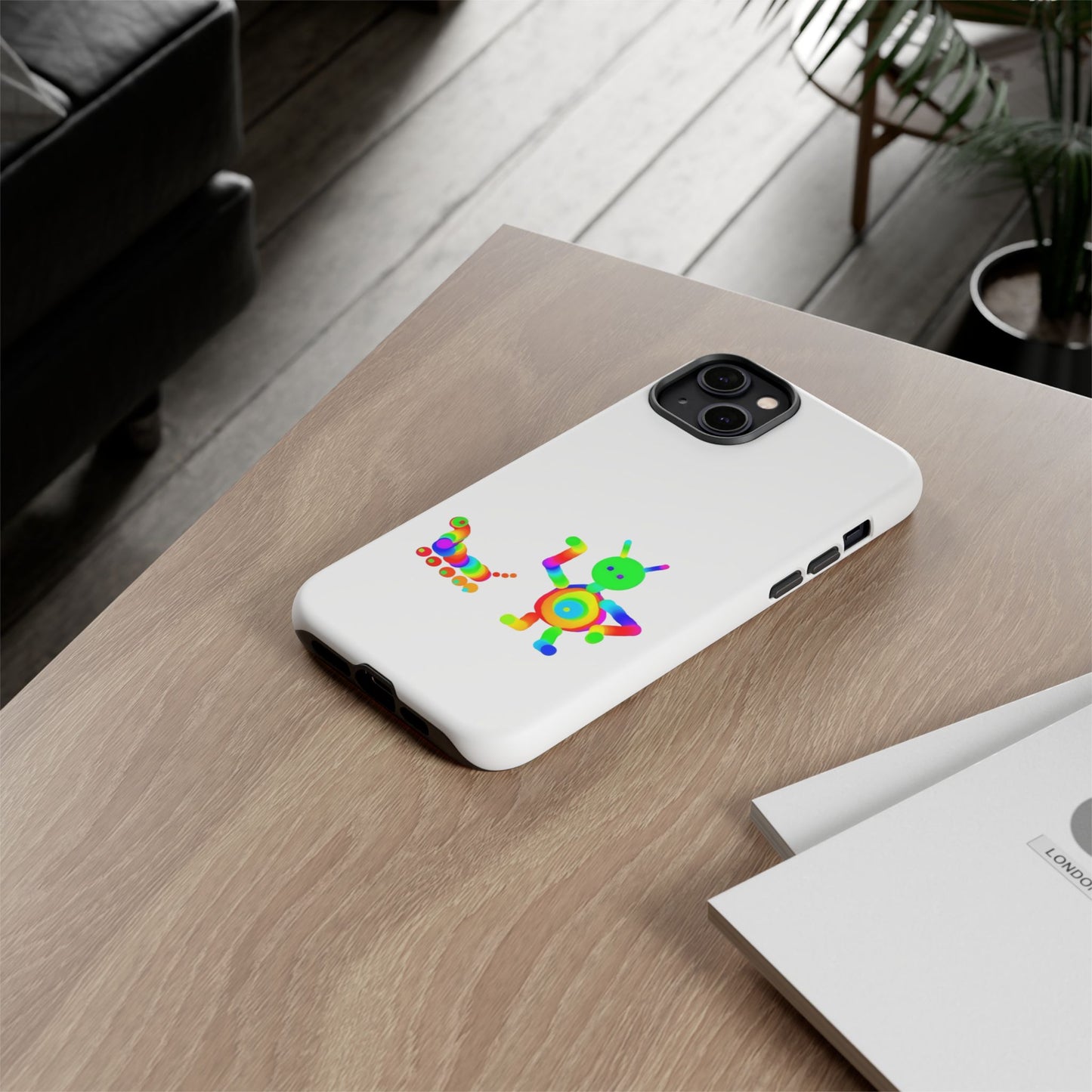 Martian with 5 Wheeled Friend / Phone Cases