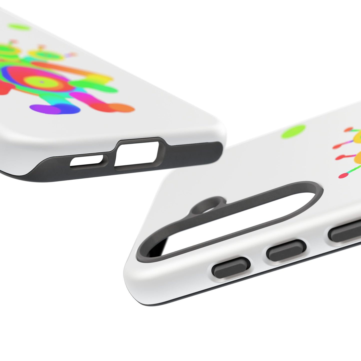Three Headed Martian with Green Moon / Phone Cases