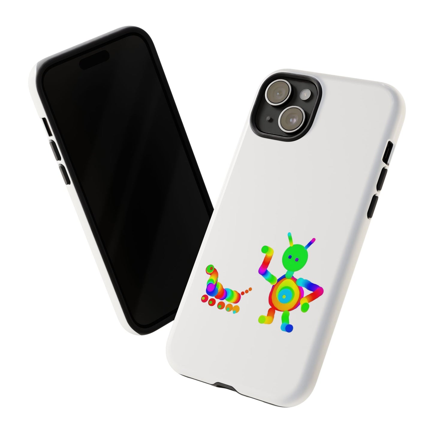 Martian with 5 Wheeled Friend / Phone Cases