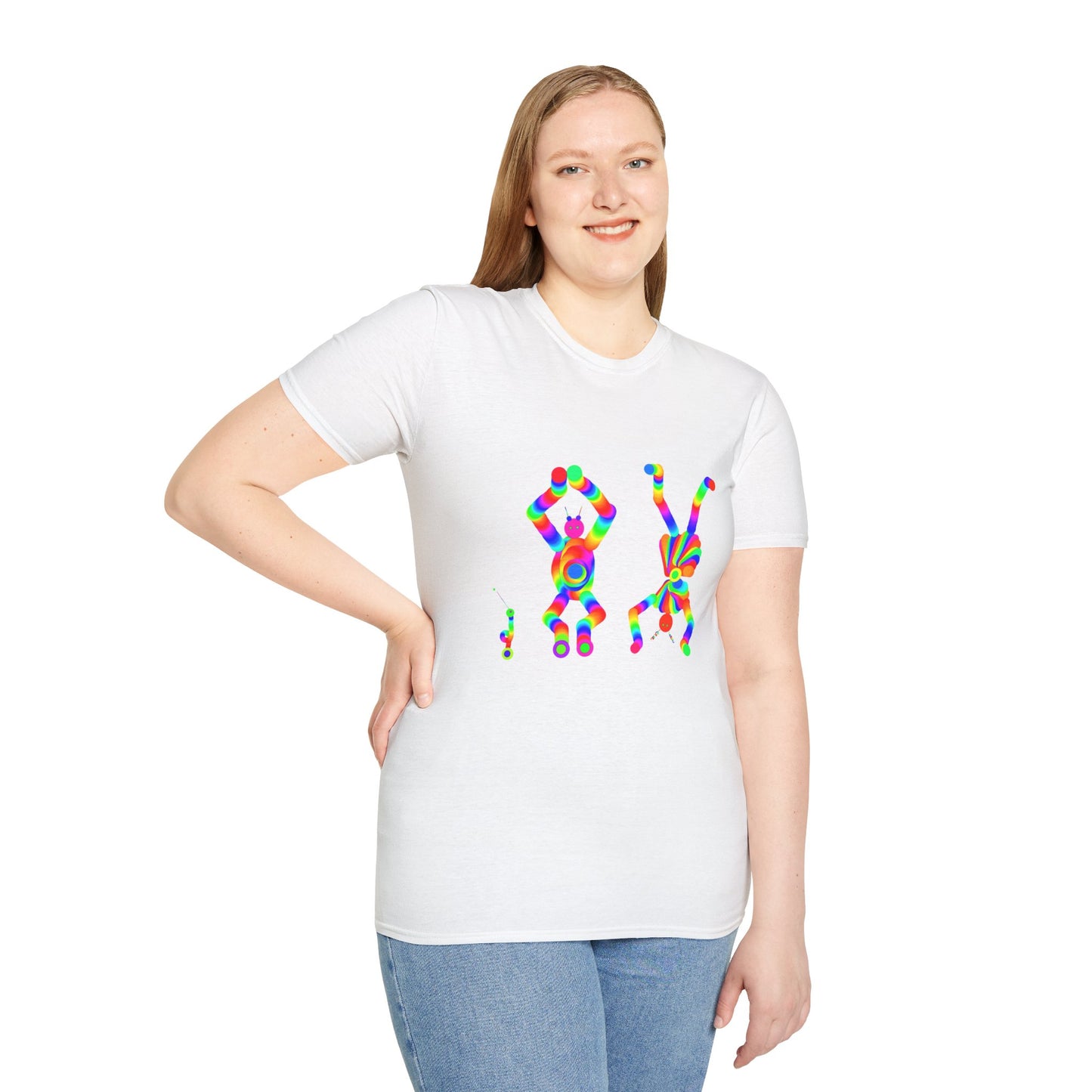 Fun Martian Friends / Unisex Softstyle T-Shirt
