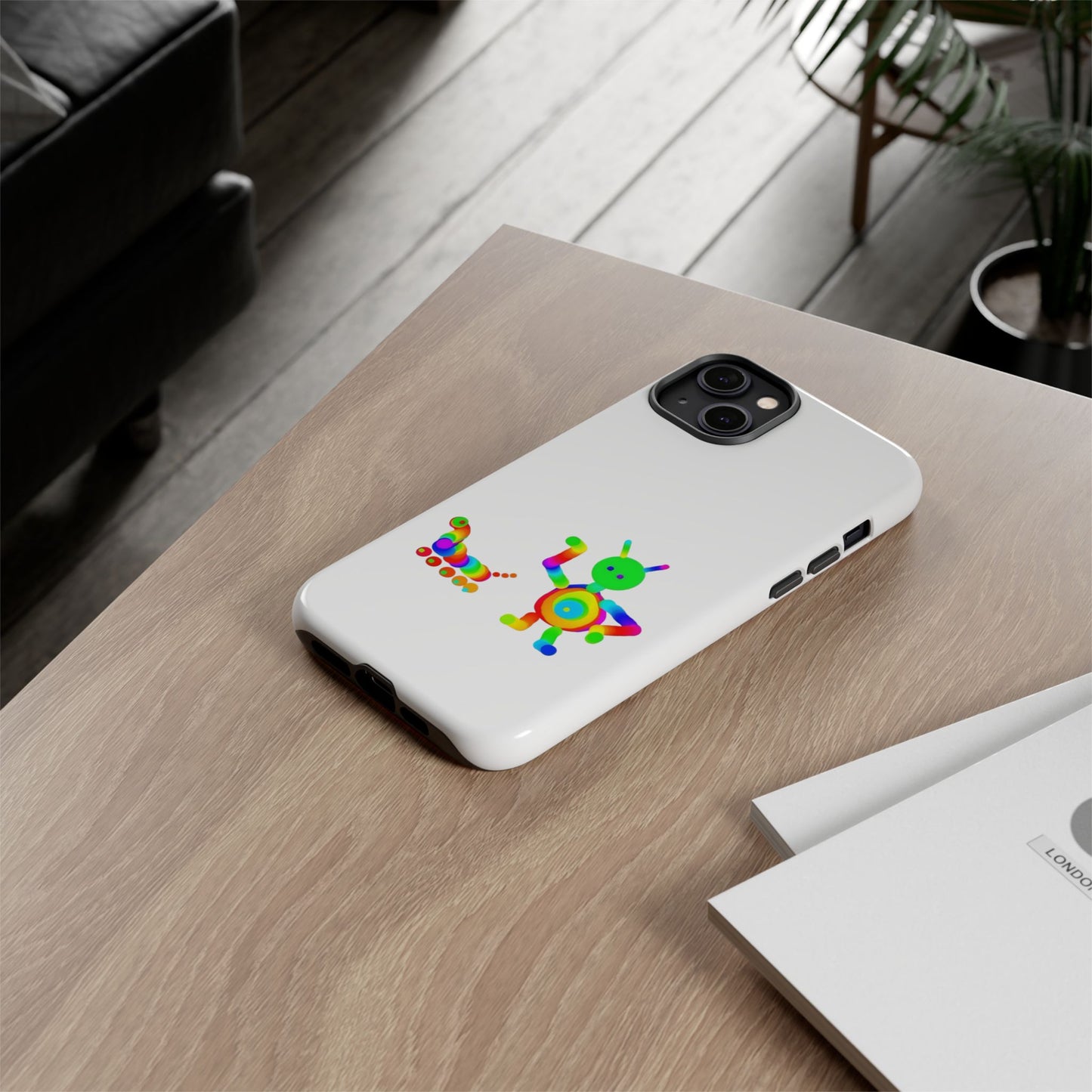 Martian with 5 Wheeled Friend / Phone Cases