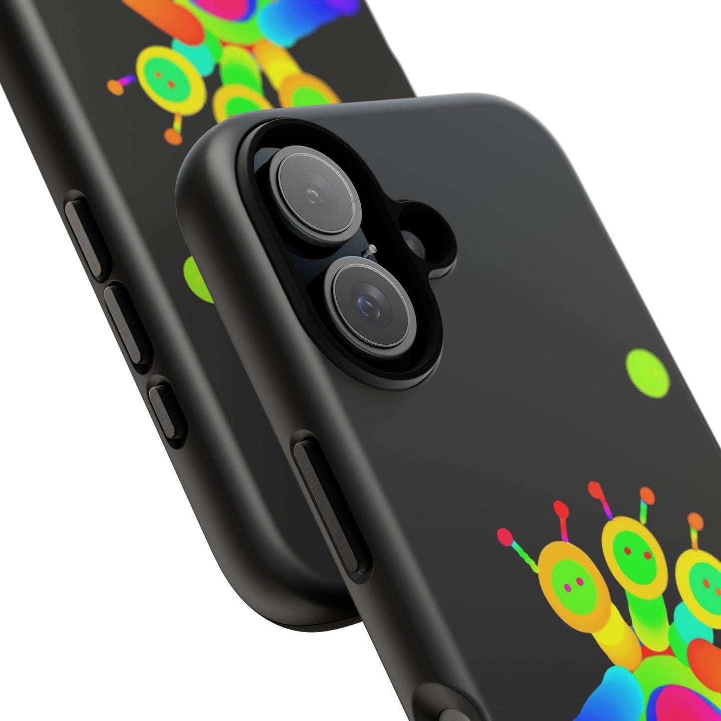 Three Headed Martian with Green Moon / Phone Cases