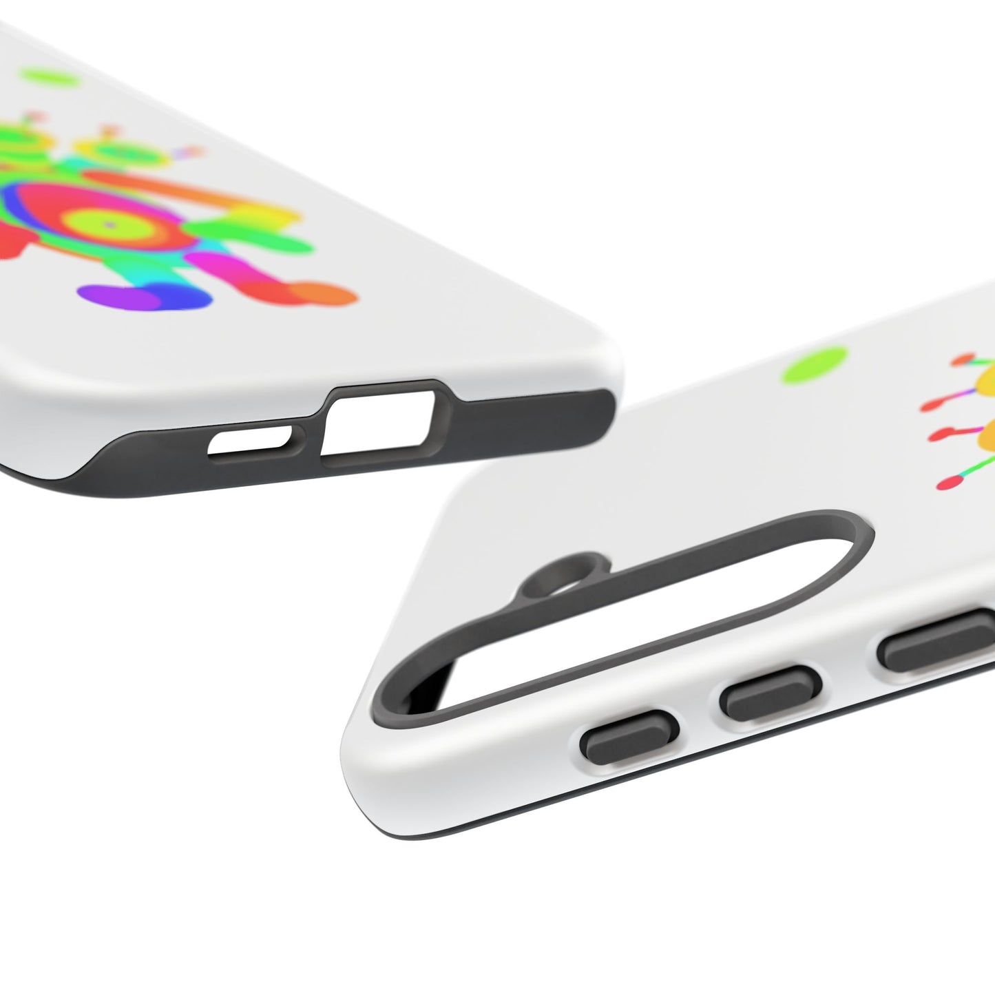Three Headed Martian with Green Moon / Phone Cases