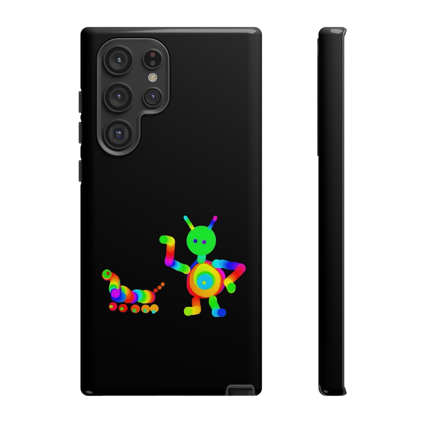 Martian with 5 Wheeled Friend / Phone Cases