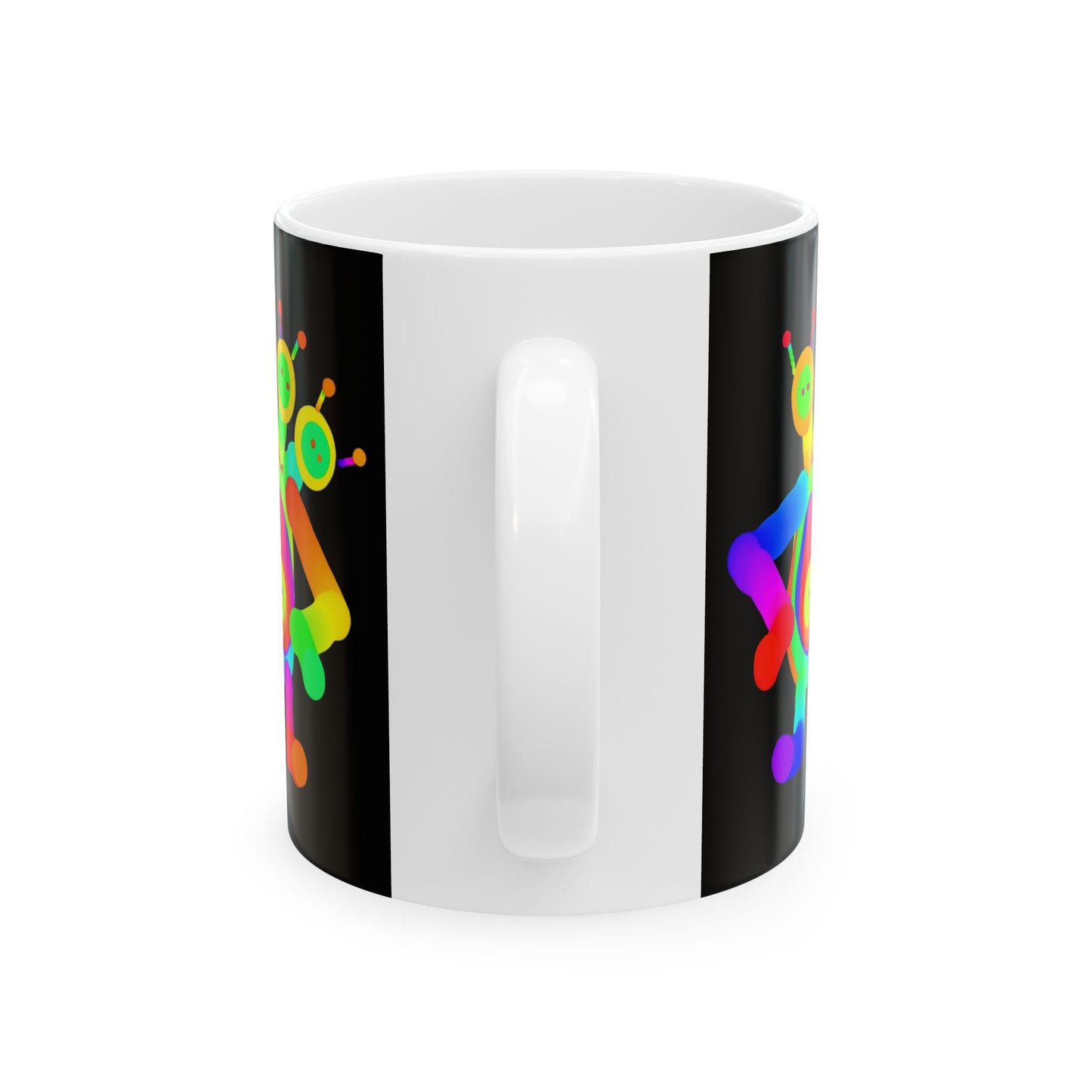 Three Headed Martian Ceramic Mug, (11oz, 15oz)