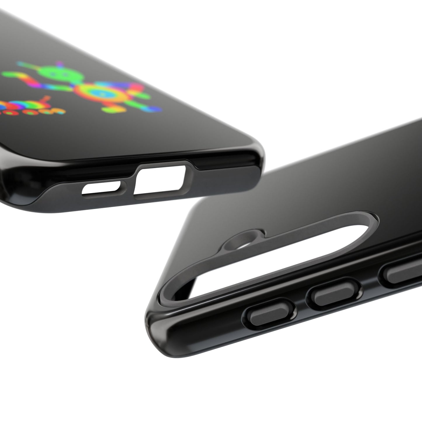 Martian with 5 Wheeled Friend / Phone Cases