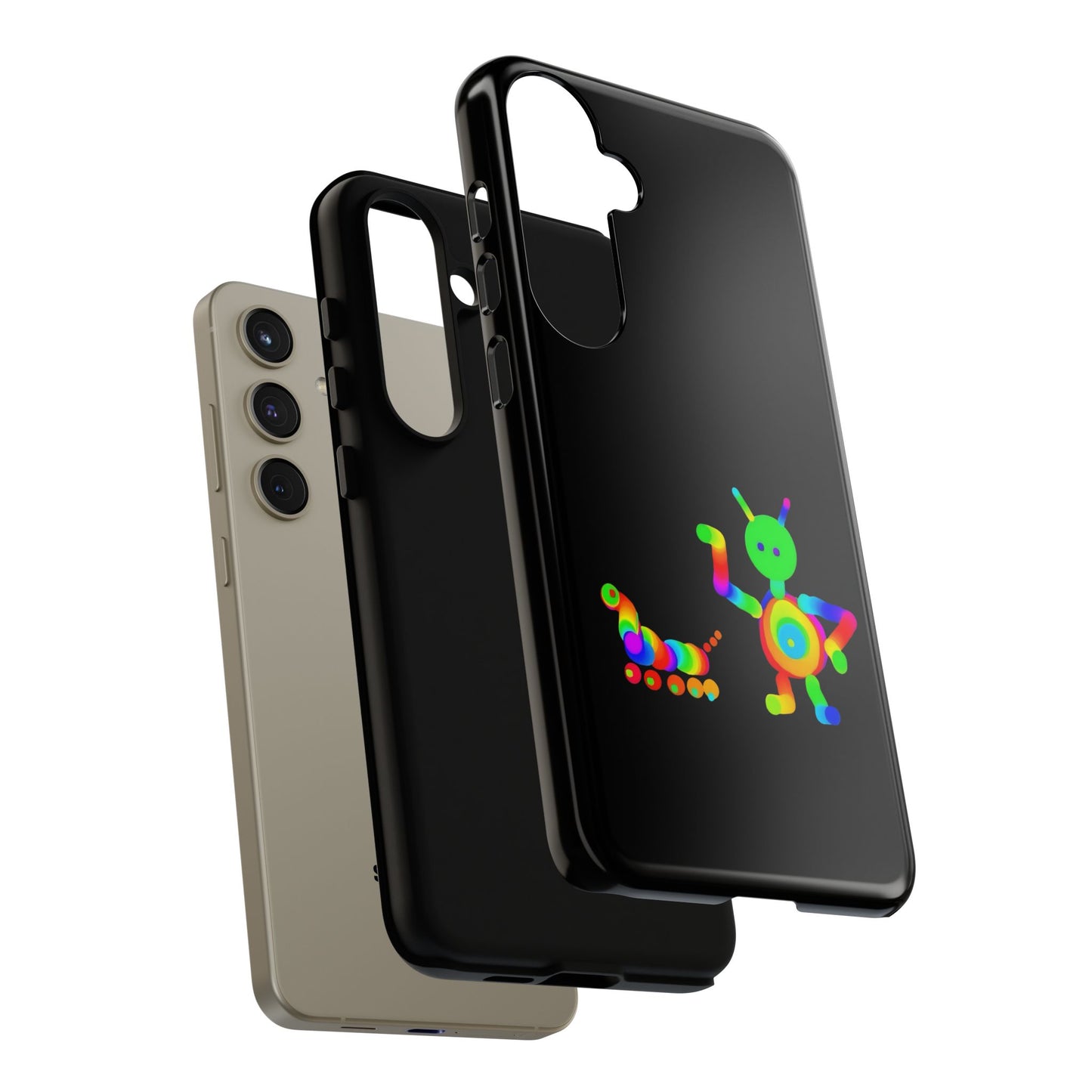 Martian with 5 Wheeled Friend / Phone Cases