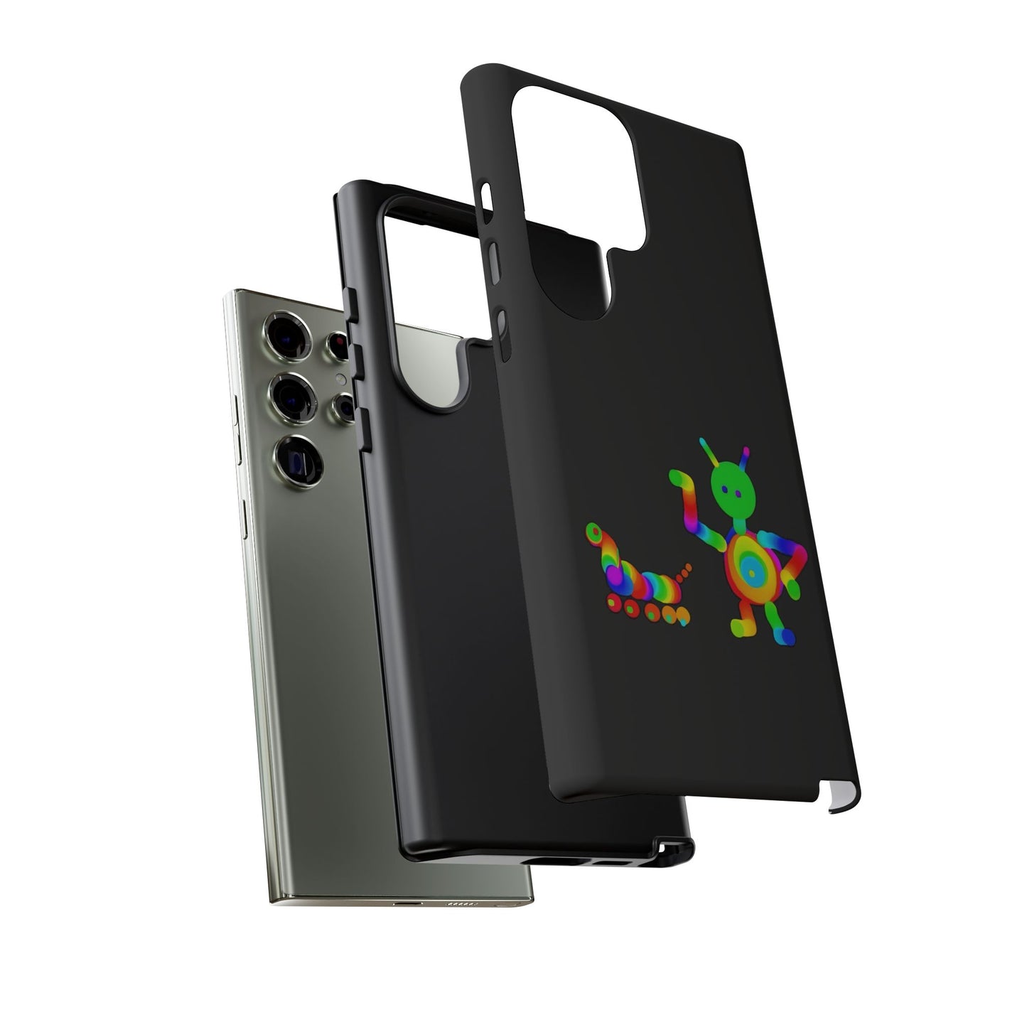 Martian with 5 Wheeled Friend / Phone Cases