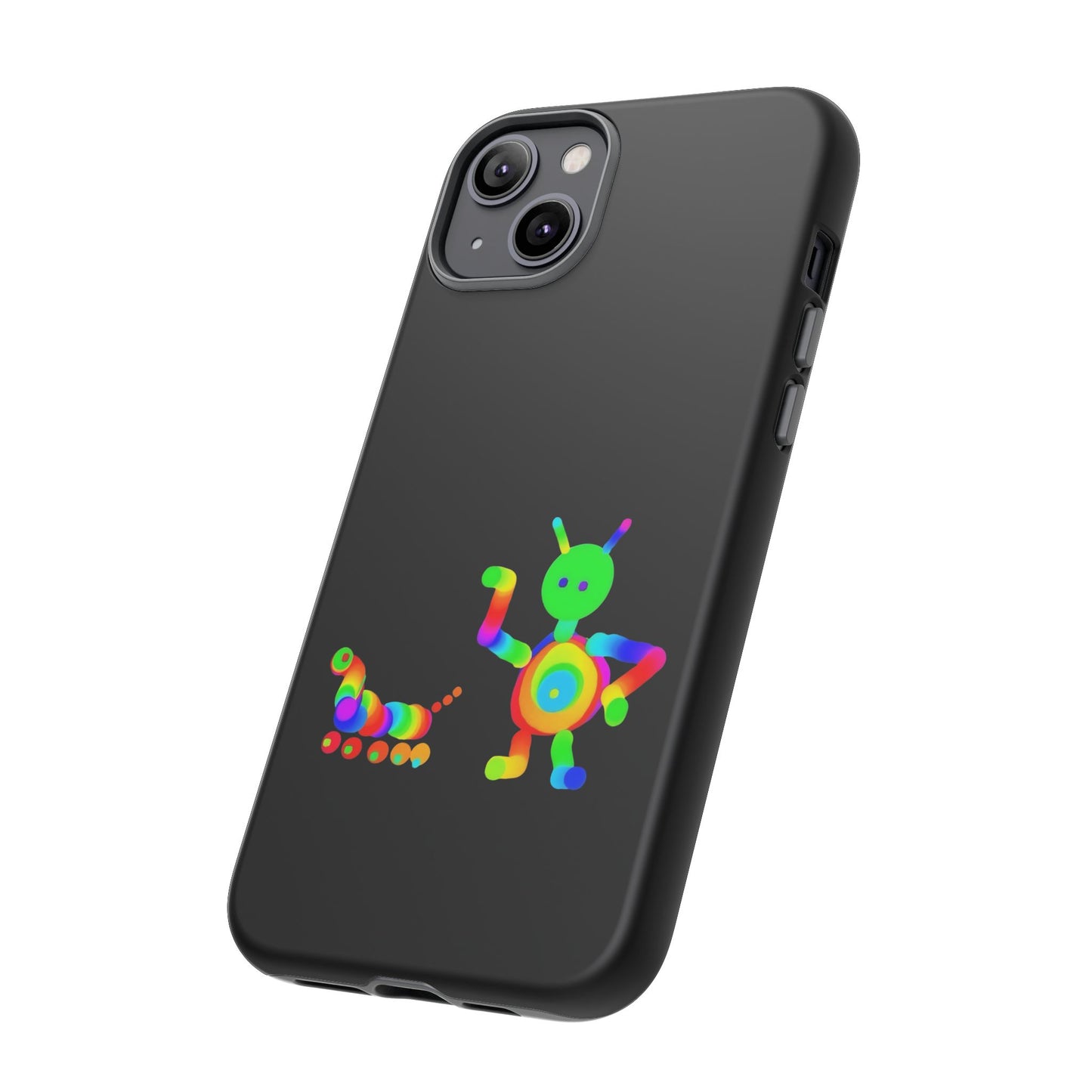 Martian with 5 Wheeled Friend / Phone Cases