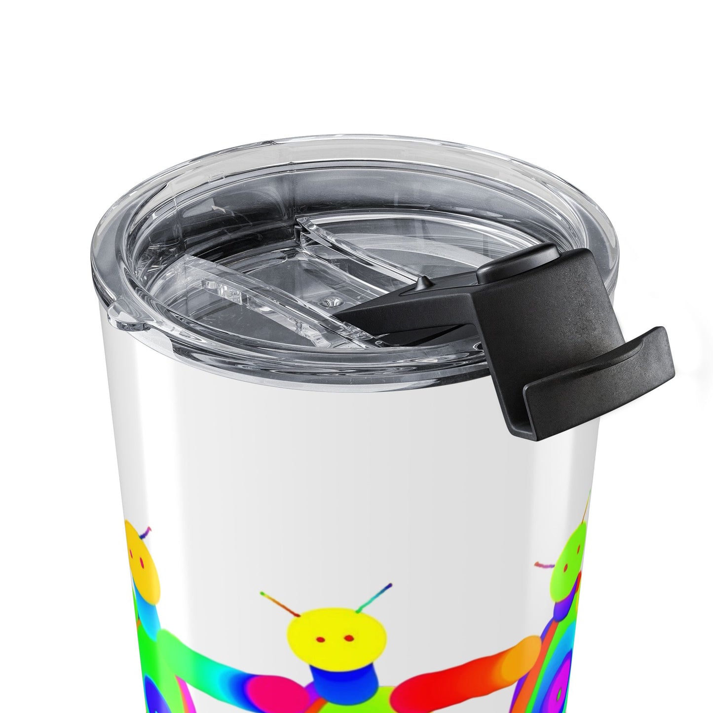 4 Marty Martian Buddies White Tumbler 20oz
