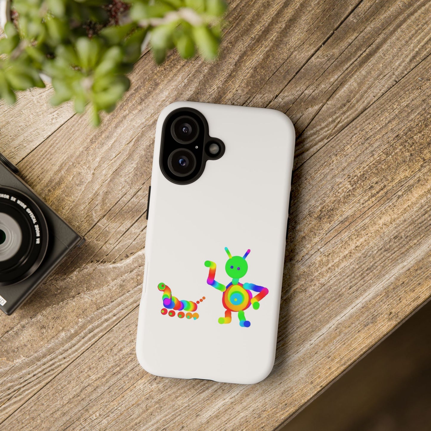 Martian with 5 Wheeled Friend / Phone Cases