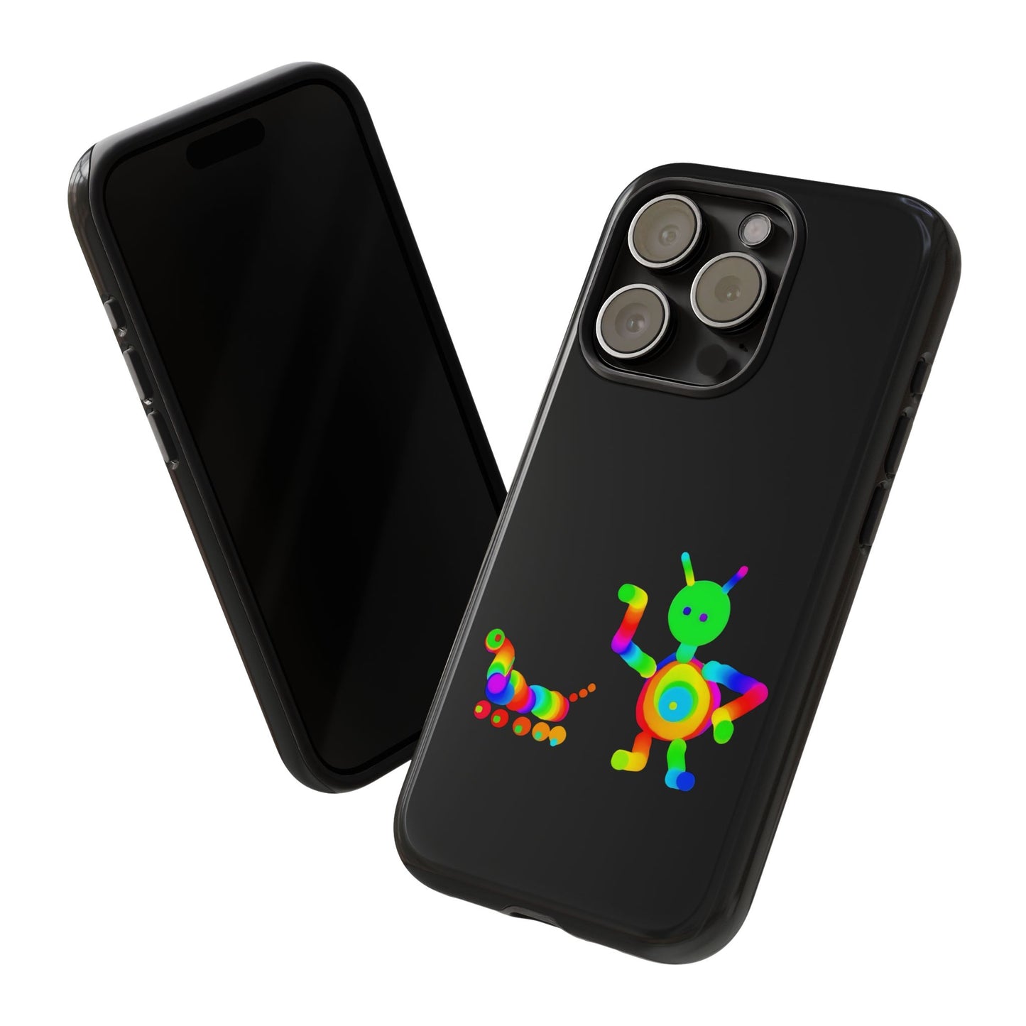 Martian with 5 Wheeled Friend / Phone Cases