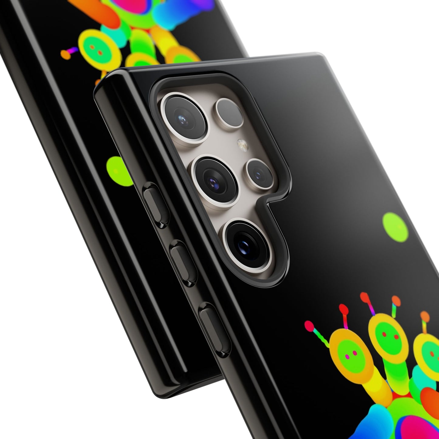 Three Headed Martian with Green Moon / Phone Cases