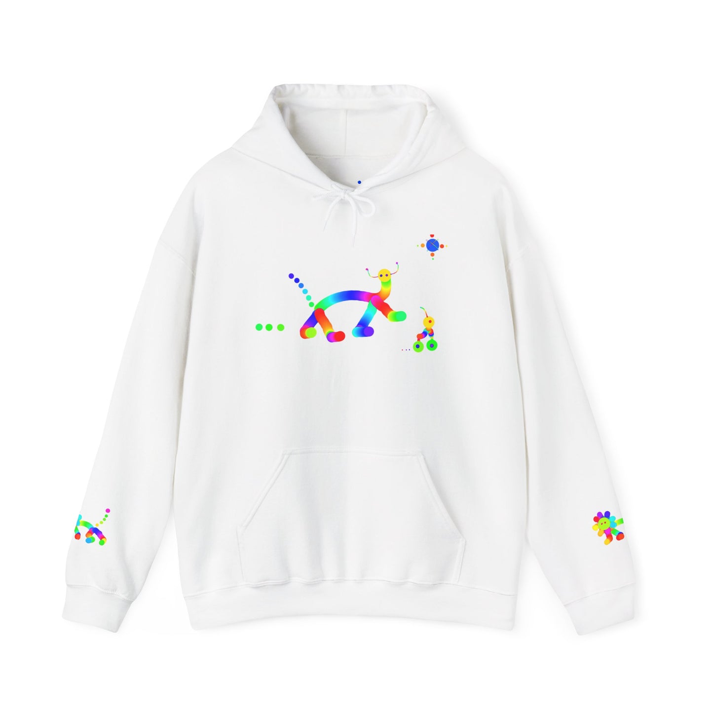 Animal Martian with Friend/ Unisex Heavy Blend™ Hooded Sweatshirt