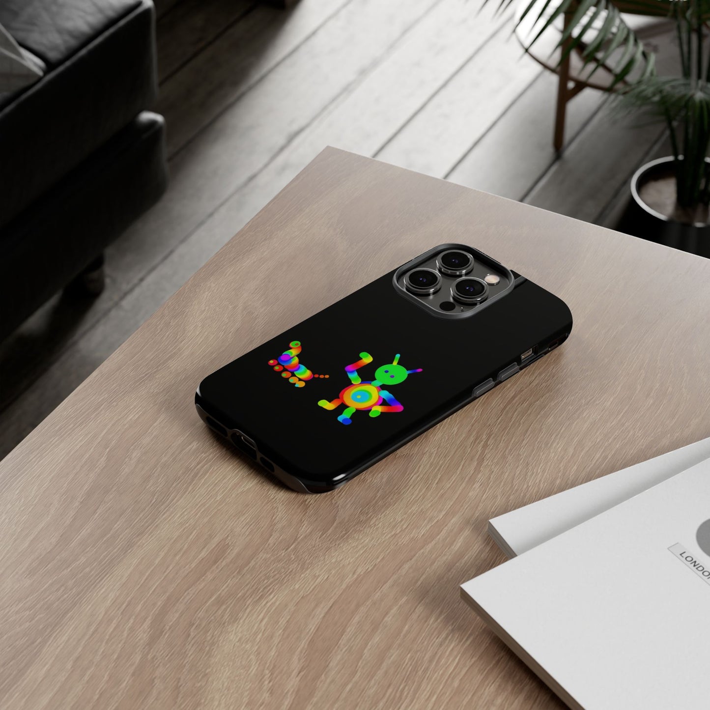 Martian with 5 Wheeled Friend / Phone Cases