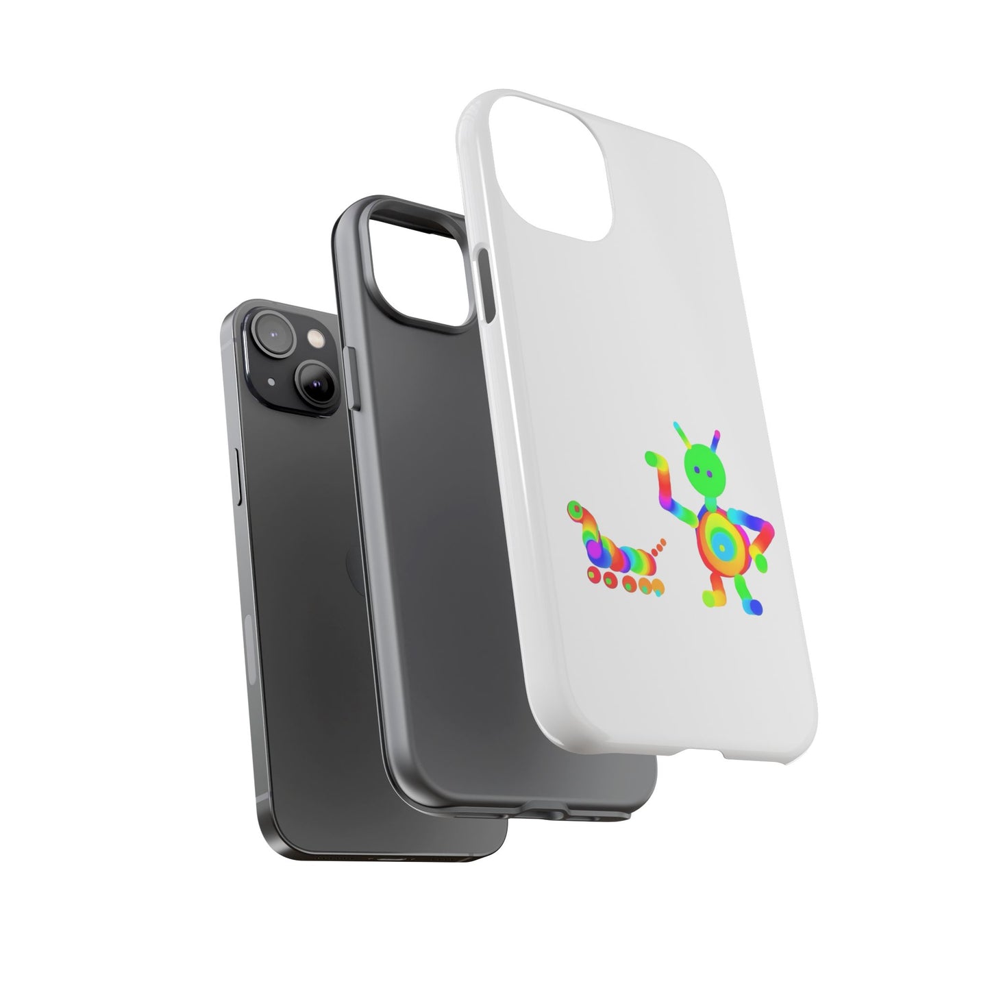 Martian with 5 Wheeled Friend / Phone Cases