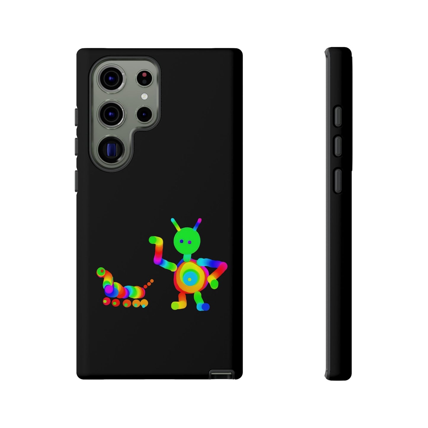 Martian with 5 Wheeled Friend / Phone Cases