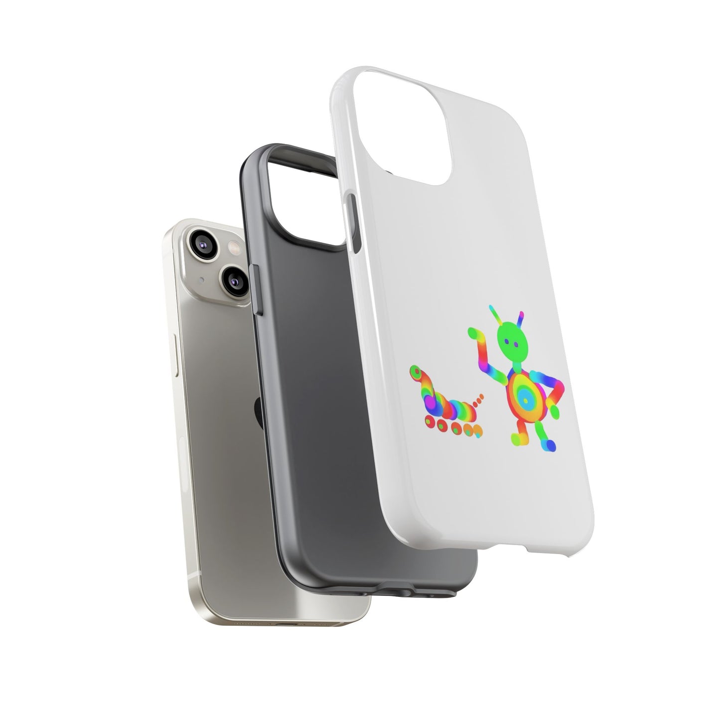 Martian with 5 Wheeled Friend / Phone Cases