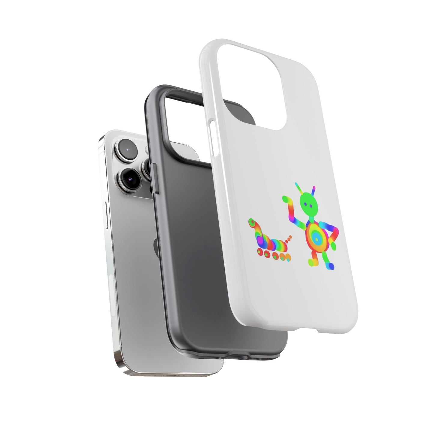 Martian with 5 Wheeled Friend / Phone Cases
