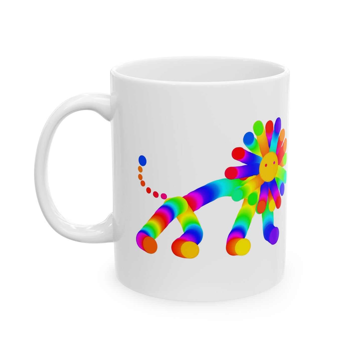 Martian Lion Ceramic Mug, (11oz, 15oz)
