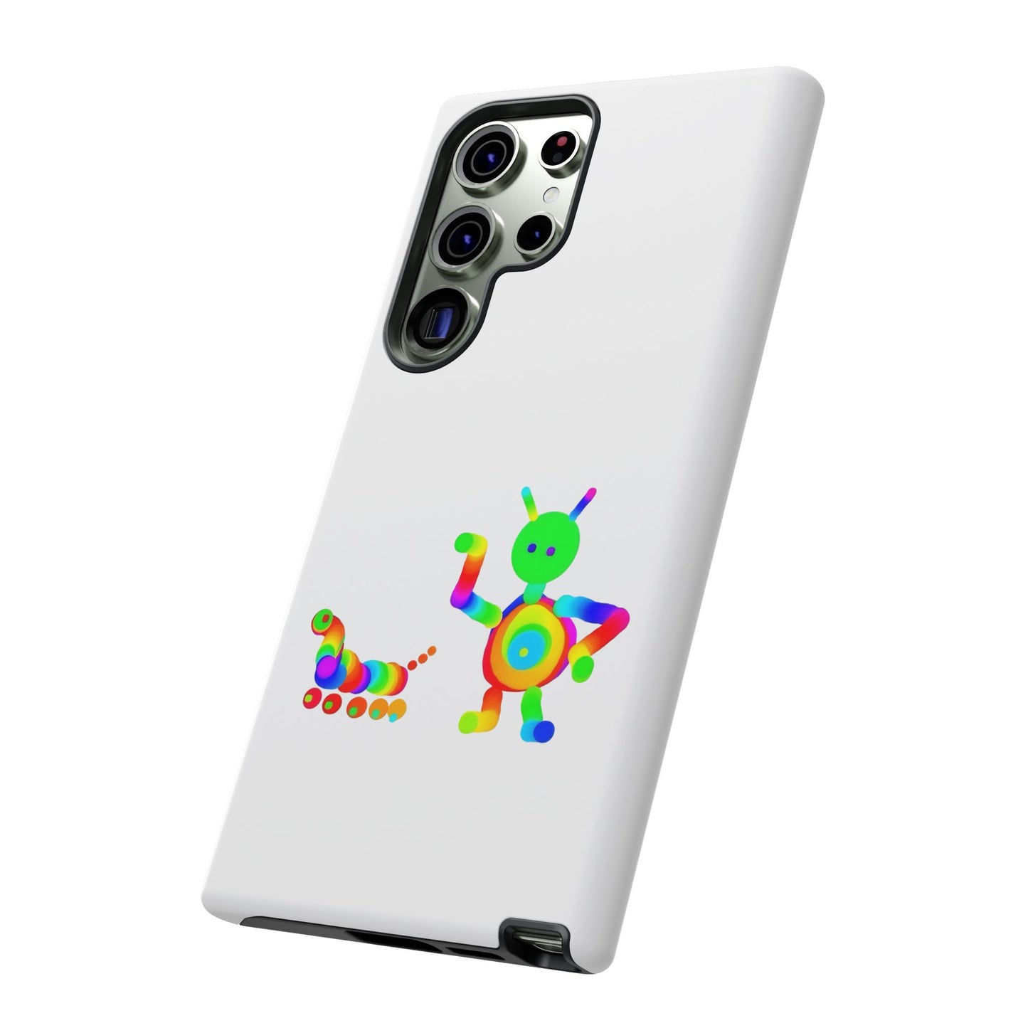 Martian with 5 Wheeled Friend / Phone Cases