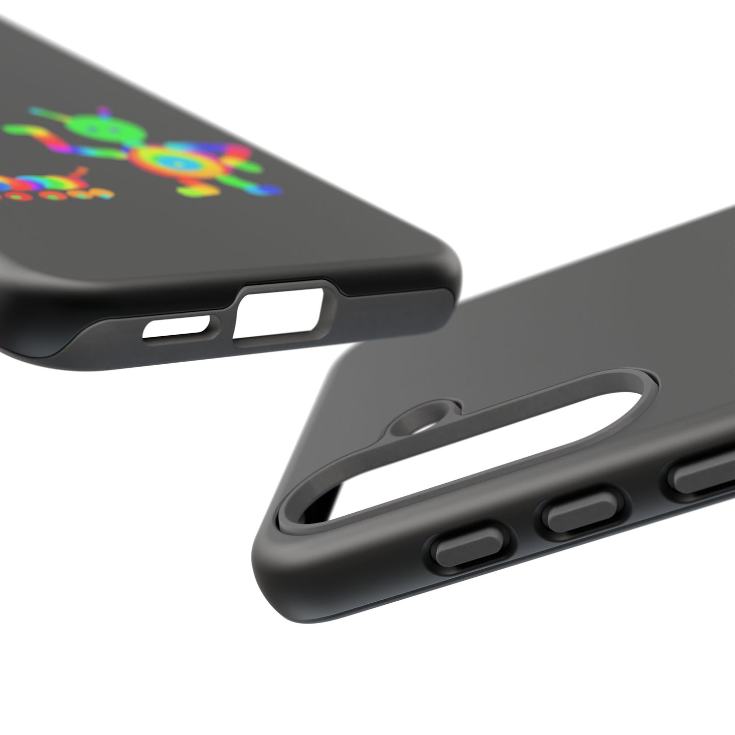 Martian with 5 Wheeled Friend / Phone Cases