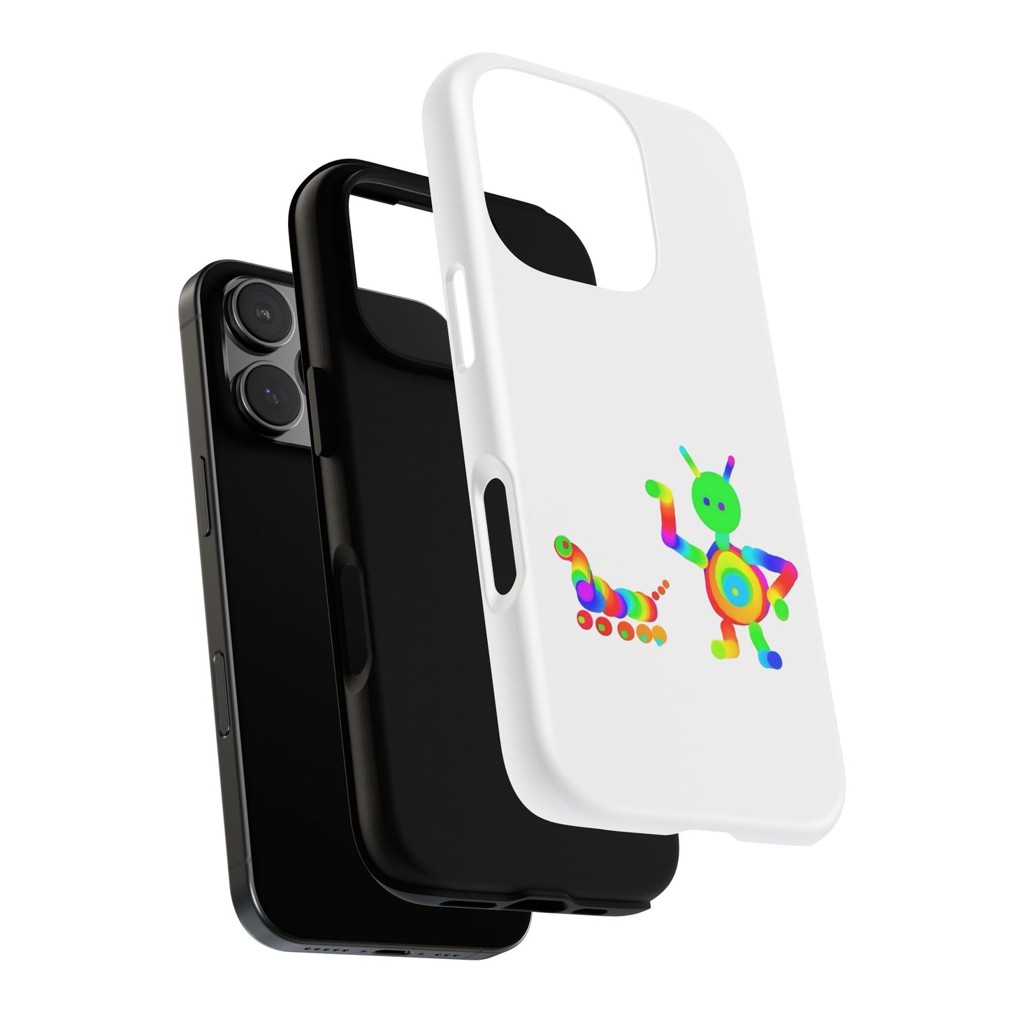 Martian with 5 Wheeled Friend / Phone Cases