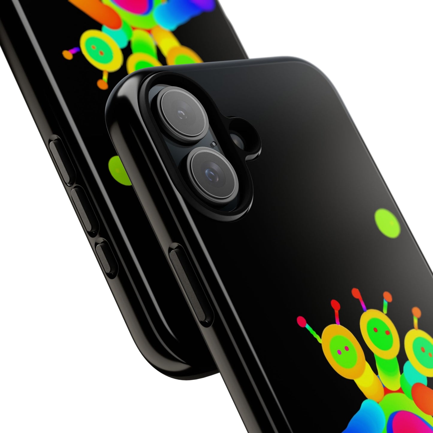 Three Headed Martian with Green Moon / Phone Cases