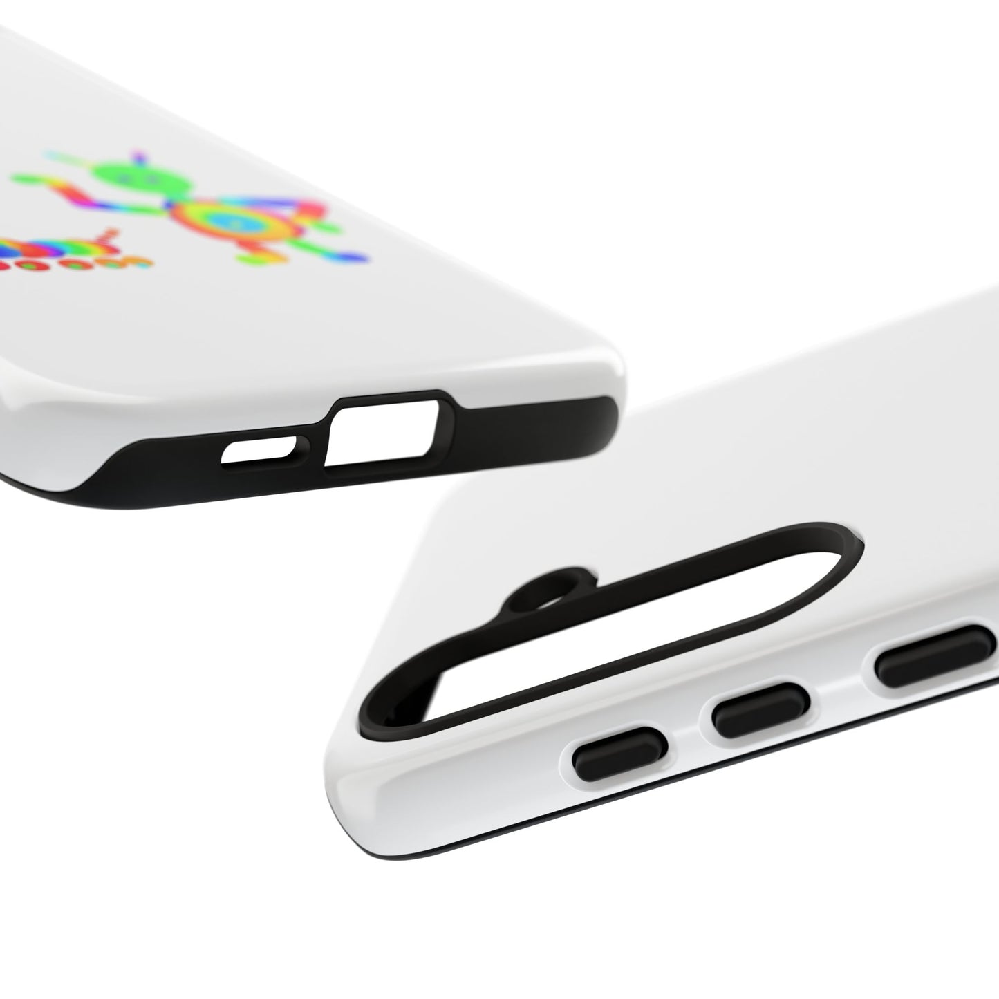 Martian with 5 Wheeled Friend / Phone Cases
