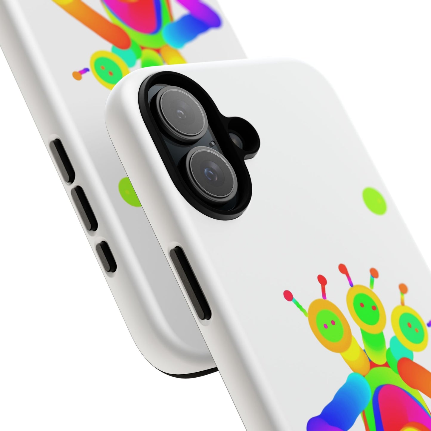 Three Headed Martian with Green Moon / Phone Cases