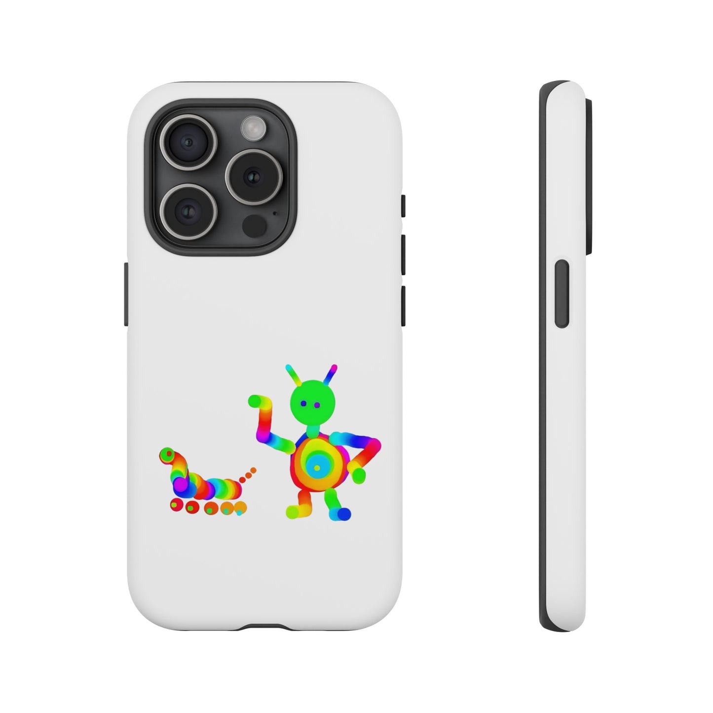 Martian with 5 Wheeled Friend / Phone Cases