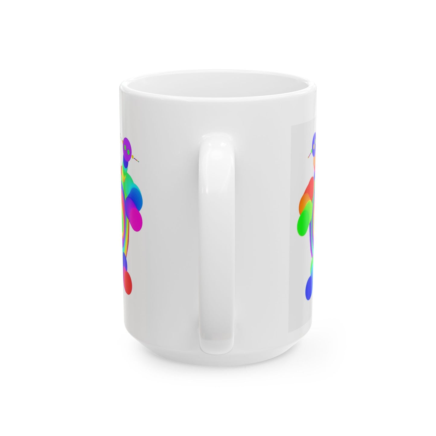 Two Headed Martian Ceramic Mug, (11oz, 15oz)