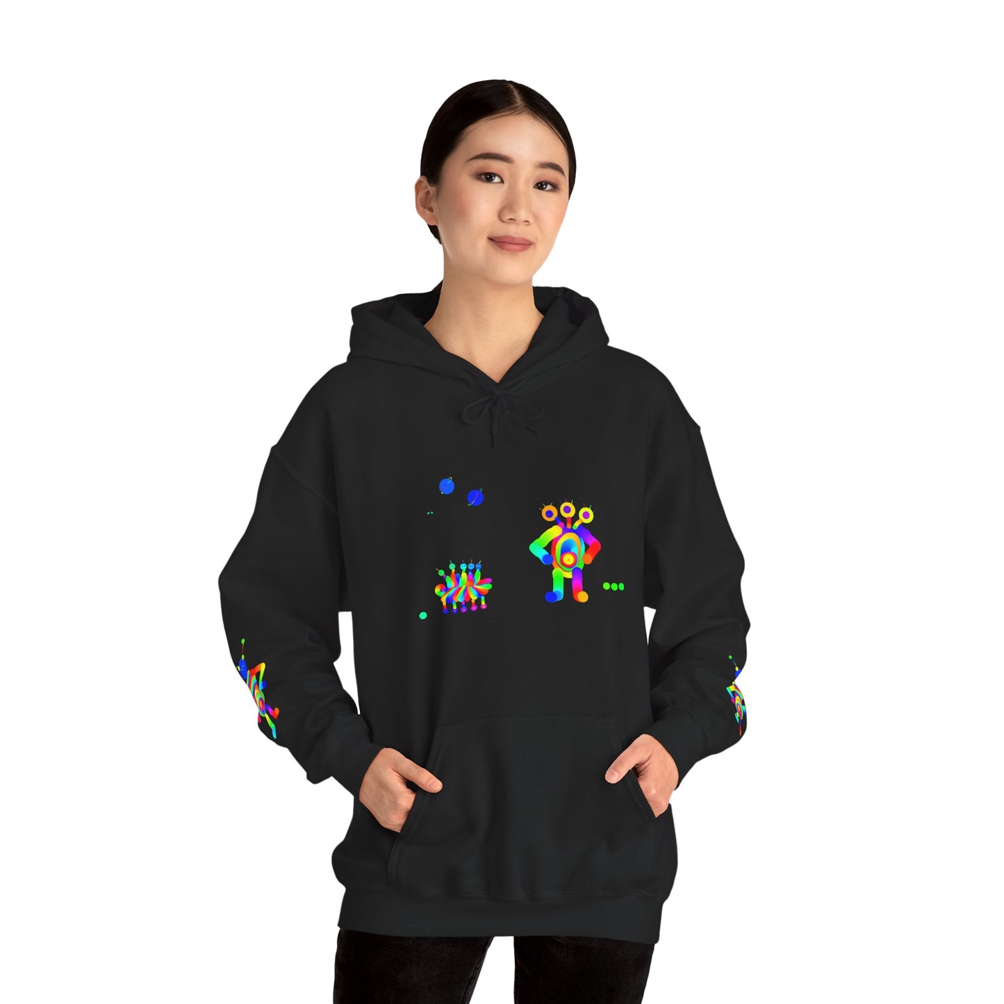 3 Headed Martian / Unisex Heavy Blend™ Hooded Sweatshirt