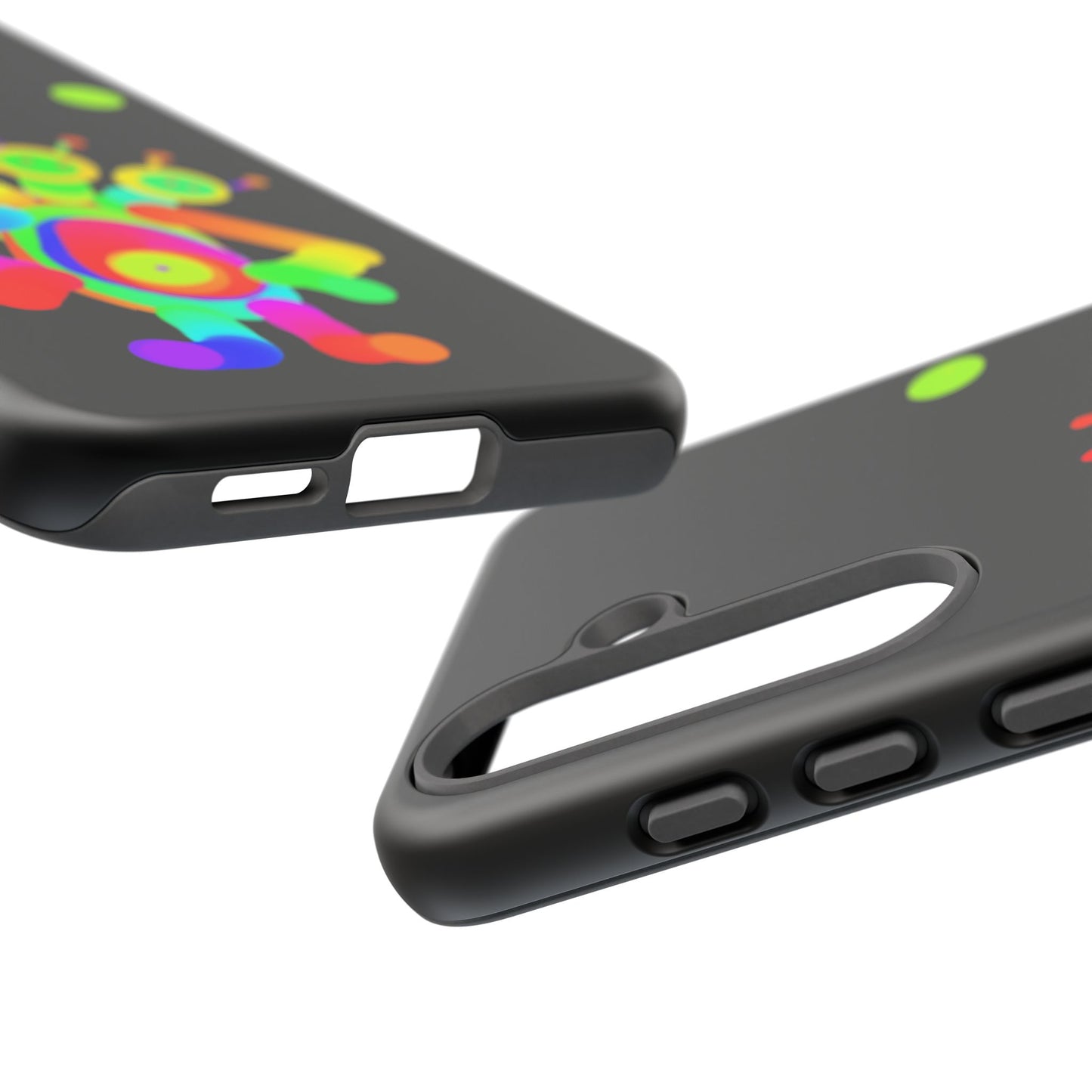 Three Headed Martian with Green Moon / Phone Cases