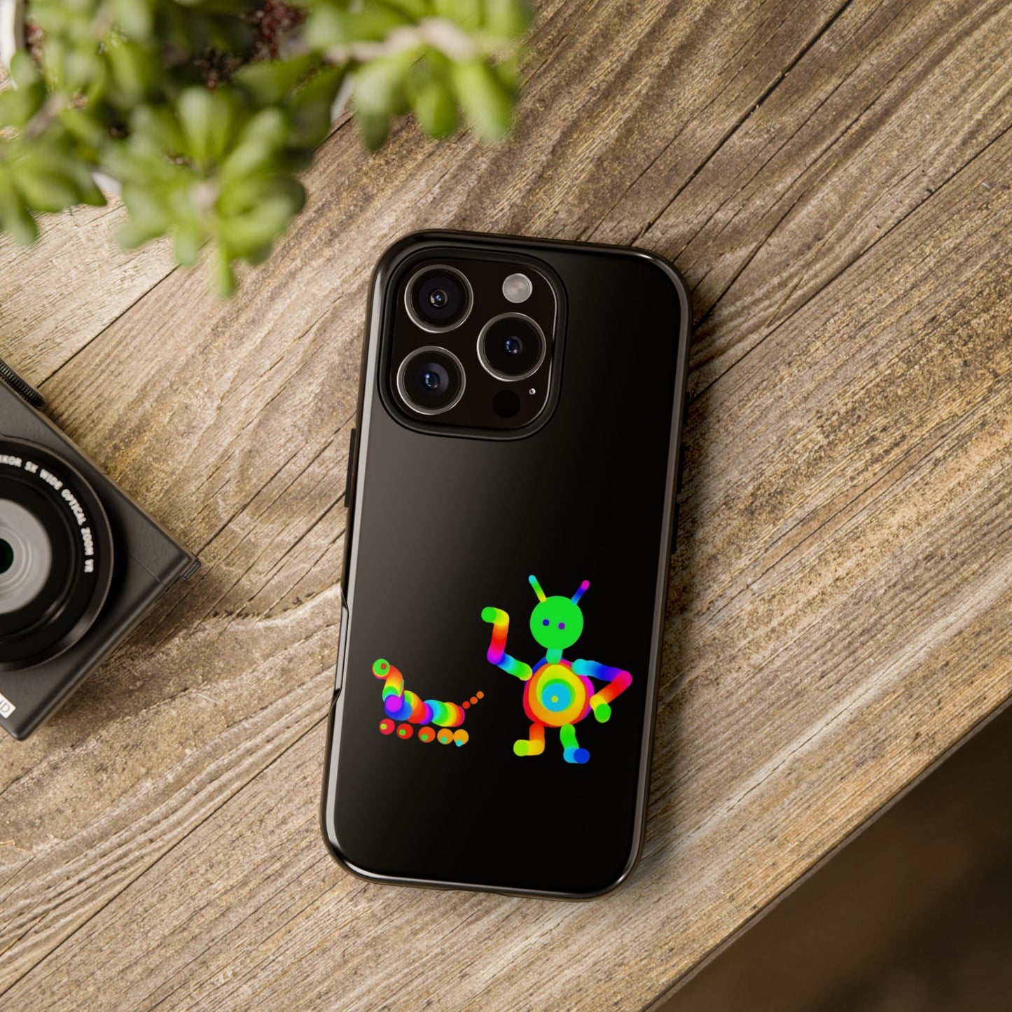 Martian with 5 Wheeled Friend / Phone Cases