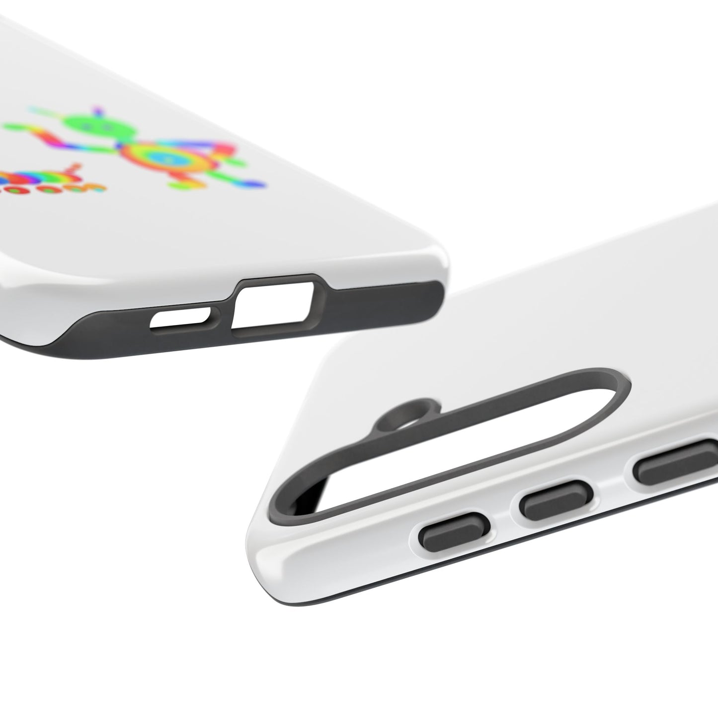 Martian with 5 Wheeled Friend / Phone Cases