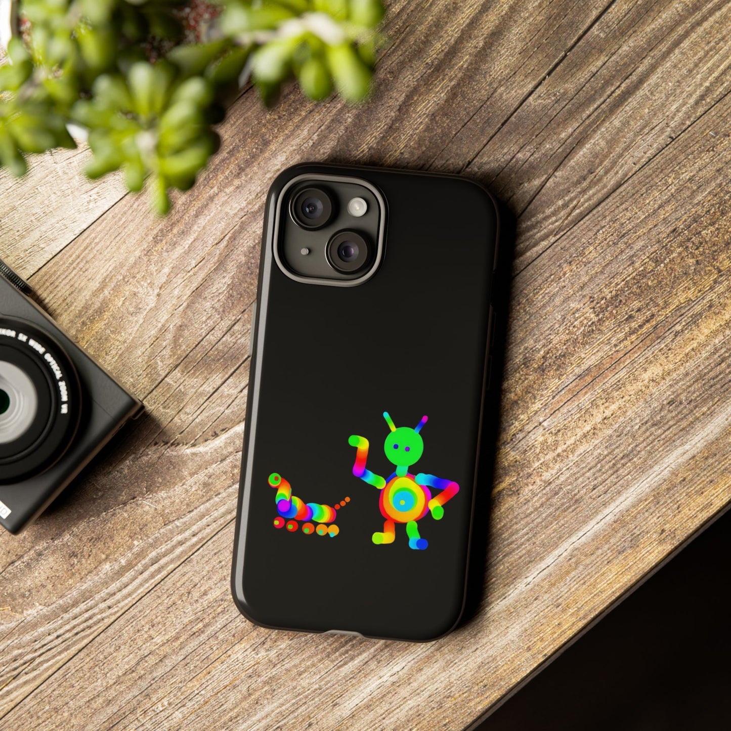 Martian with 5 Wheeled Friend / Phone Cases