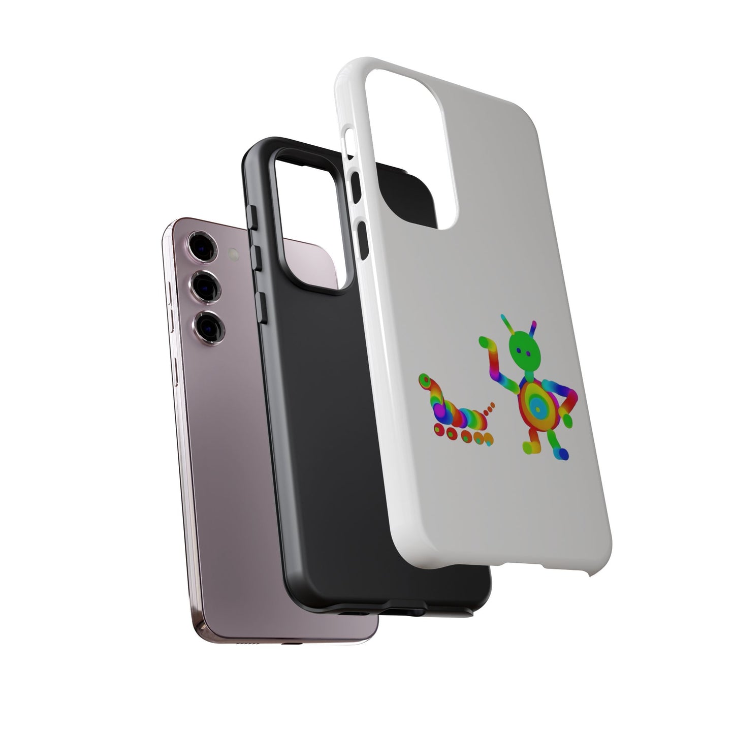 Martian with 5 Wheeled Friend / Phone Cases