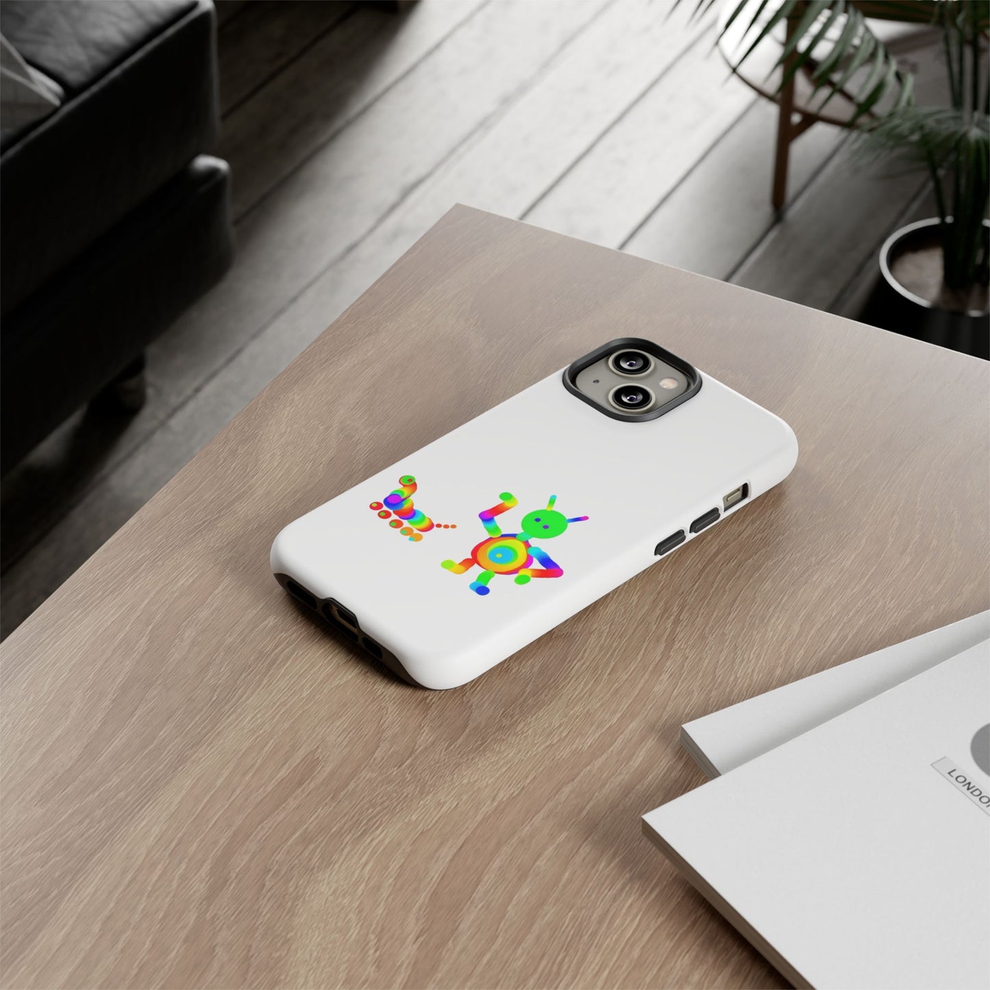 Martian with 5 Wheeled Friend / Phone Cases